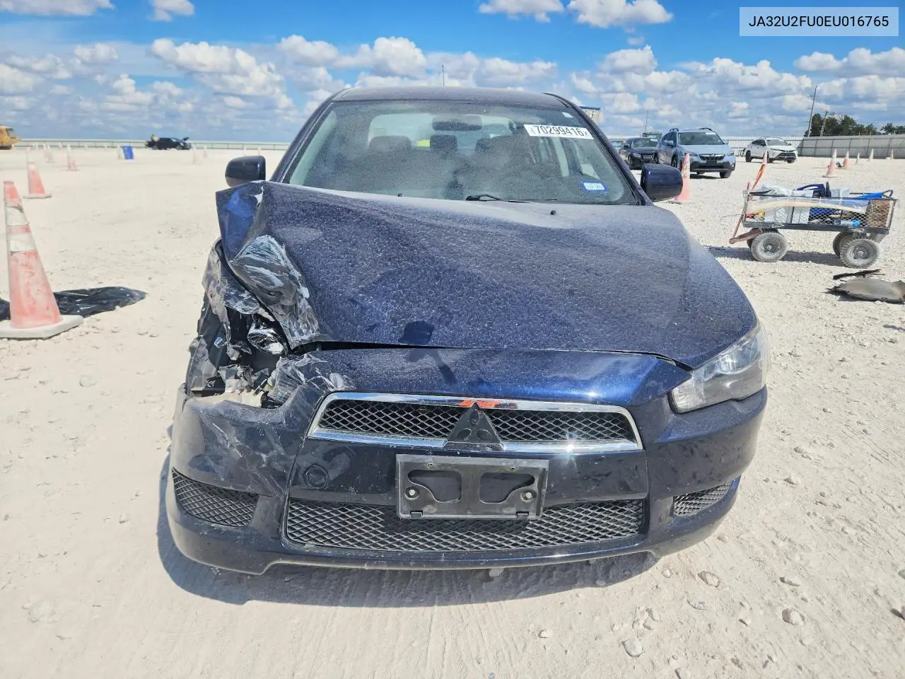 MITSUBISHI LANCER 2014, VIN JA32U2FU0EU016765