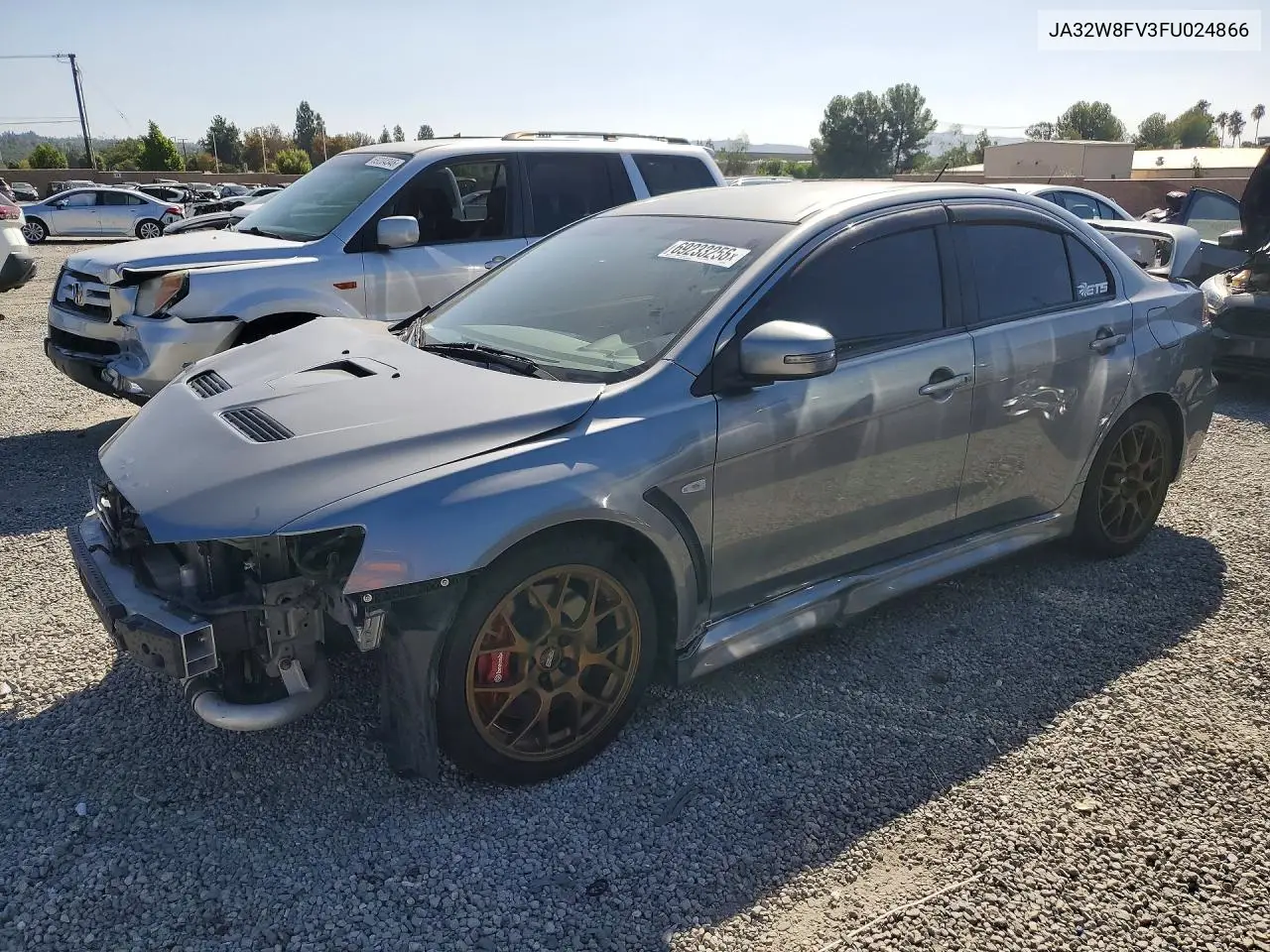 MITSUBISHI LANCER 2015, VIN JA32W8FV3FU024866