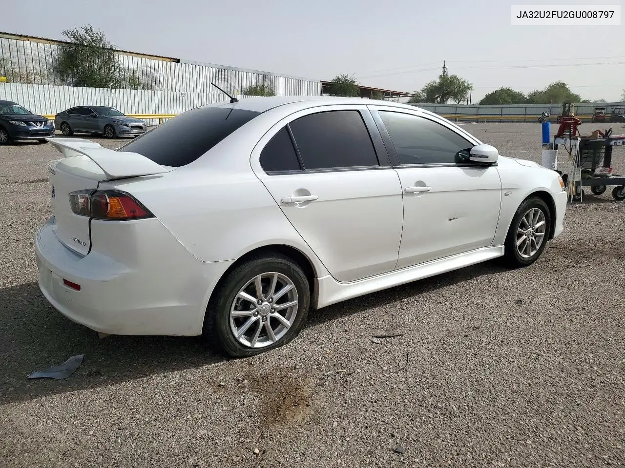2016 MITSUBISHI LANCER VIN JA32U2FU2GU008797 — фото 3