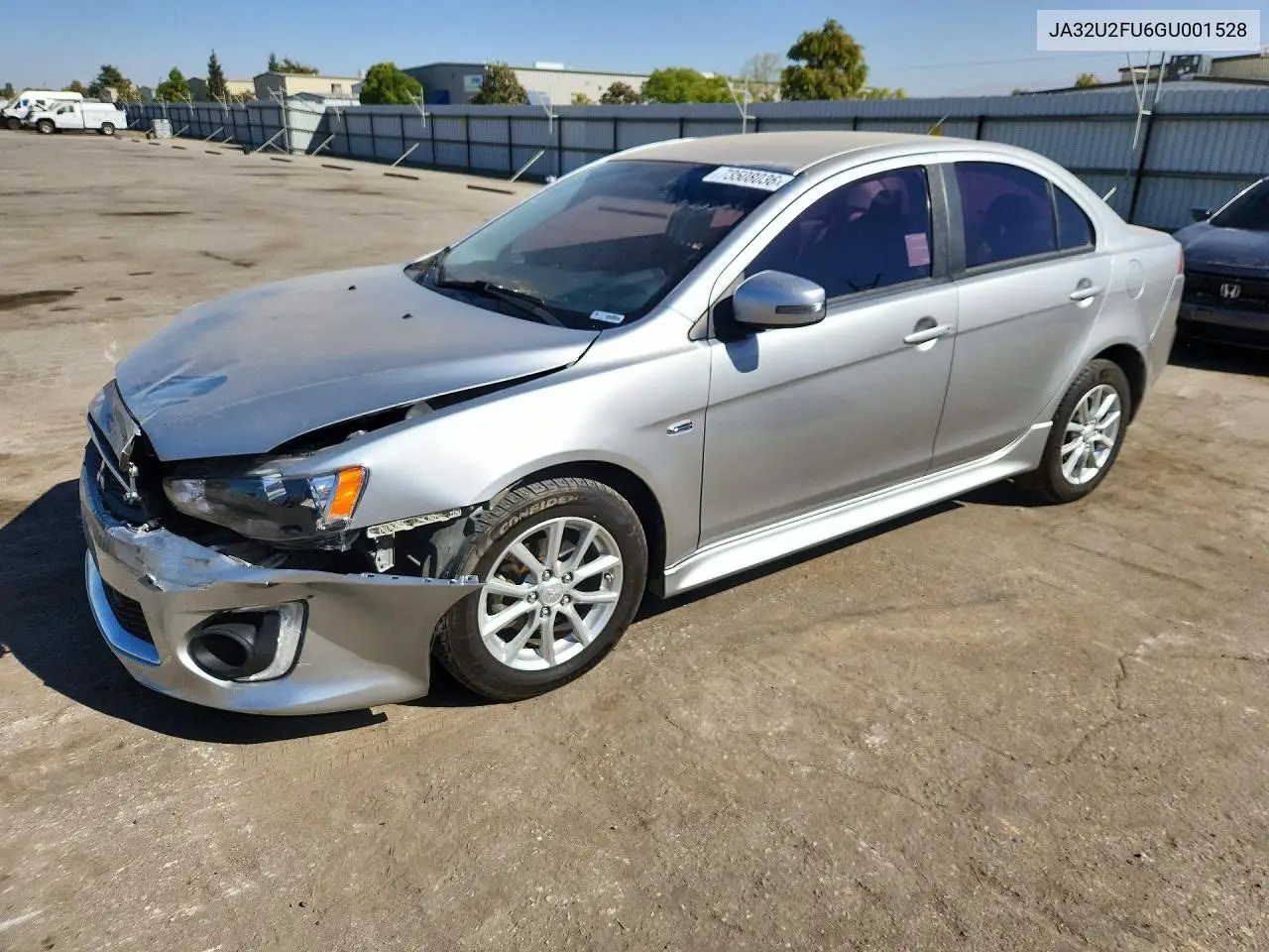 MITSUBISHI LANCER 2016, VIN JA32U2FU6GU001528