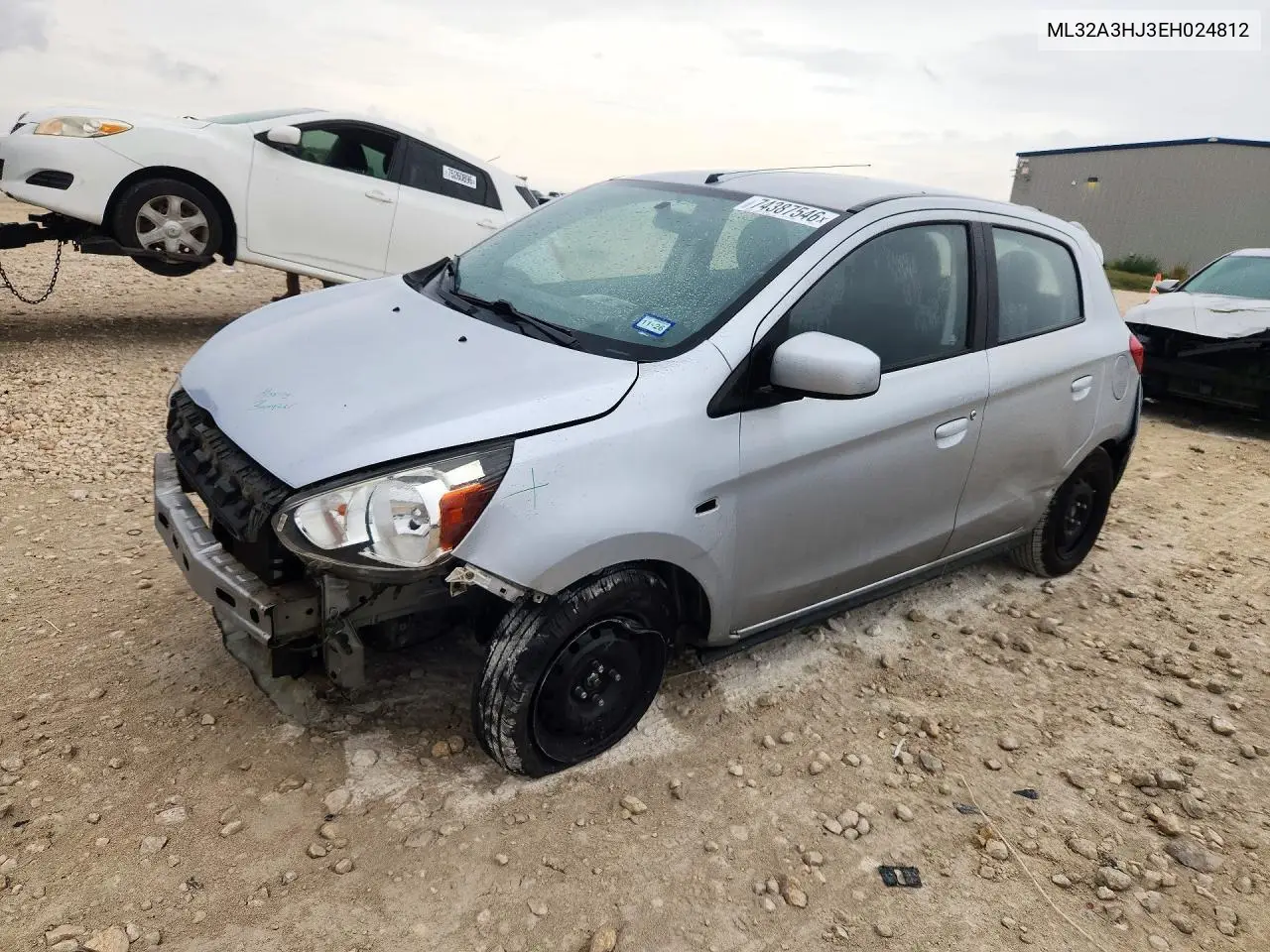 MITSUBISHI MIRAGE 2014, VIN ML32A3HJ3EH024812