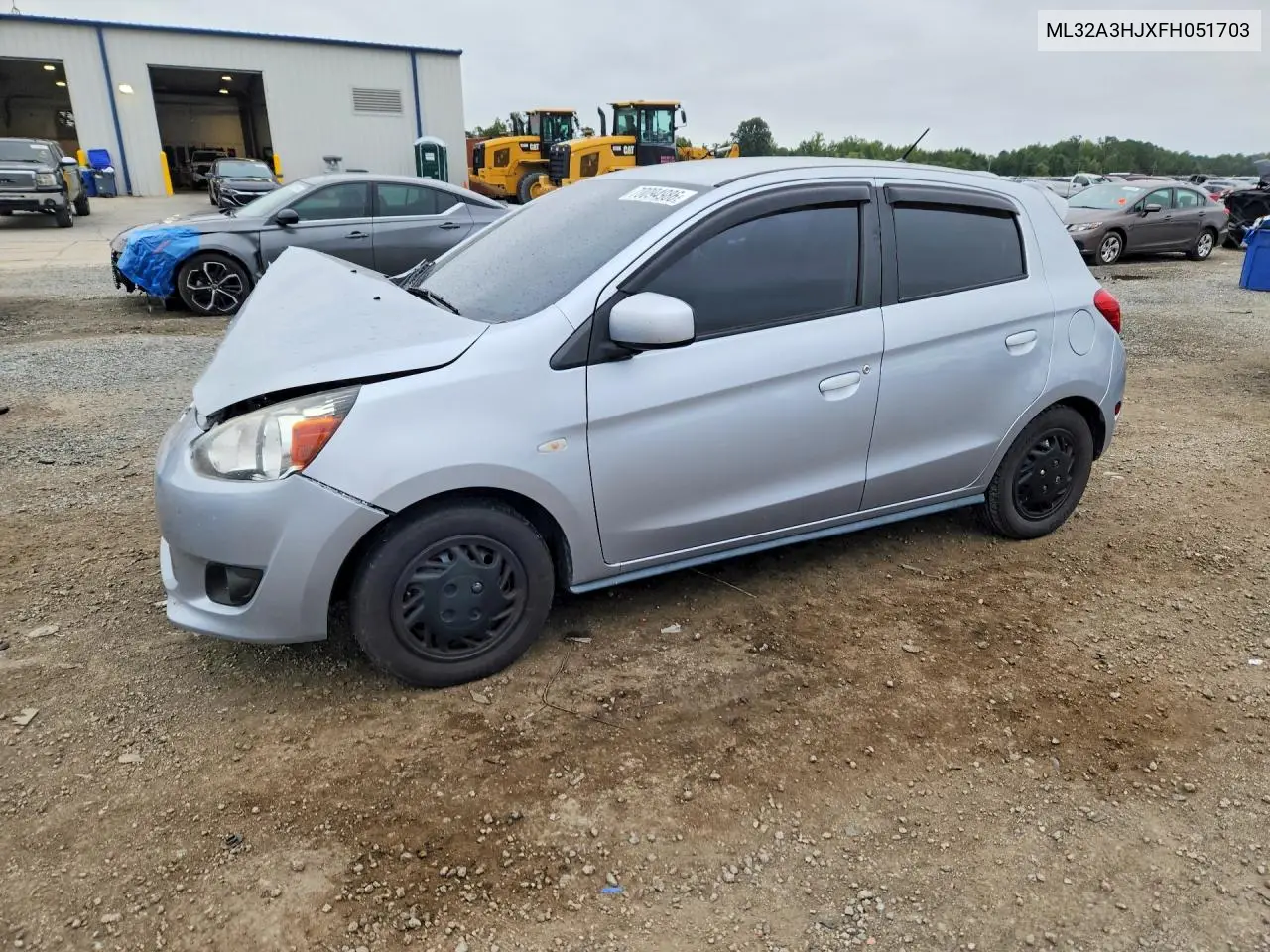 MITSUBISHI MIRAGE 2015, VIN ML32A3HJXFH051703