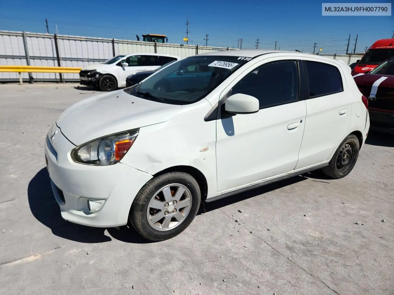MITSUBISHI MIRAGE 2015, VIN ML32A3HJ9FH007790