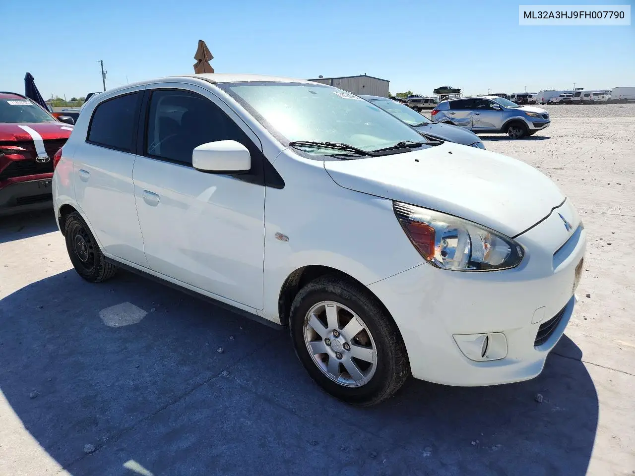 2015 MITSUBISHI MIRAGE VIN ML32A3HJ9FH007790 — фото 4