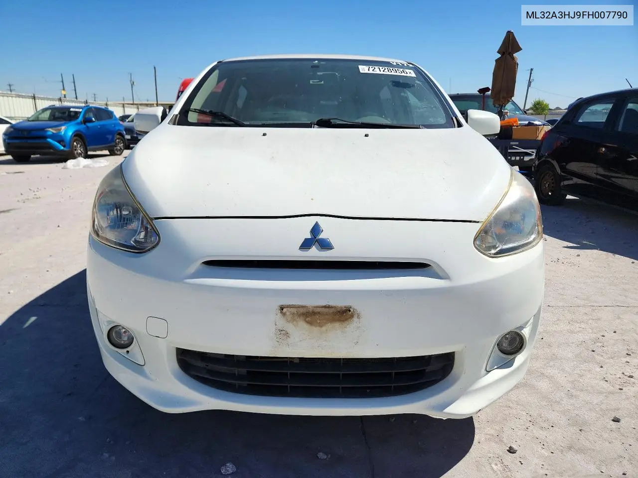 2015 MITSUBISHI MIRAGE VIN ML32A3HJ9FH007790 — фото 5
