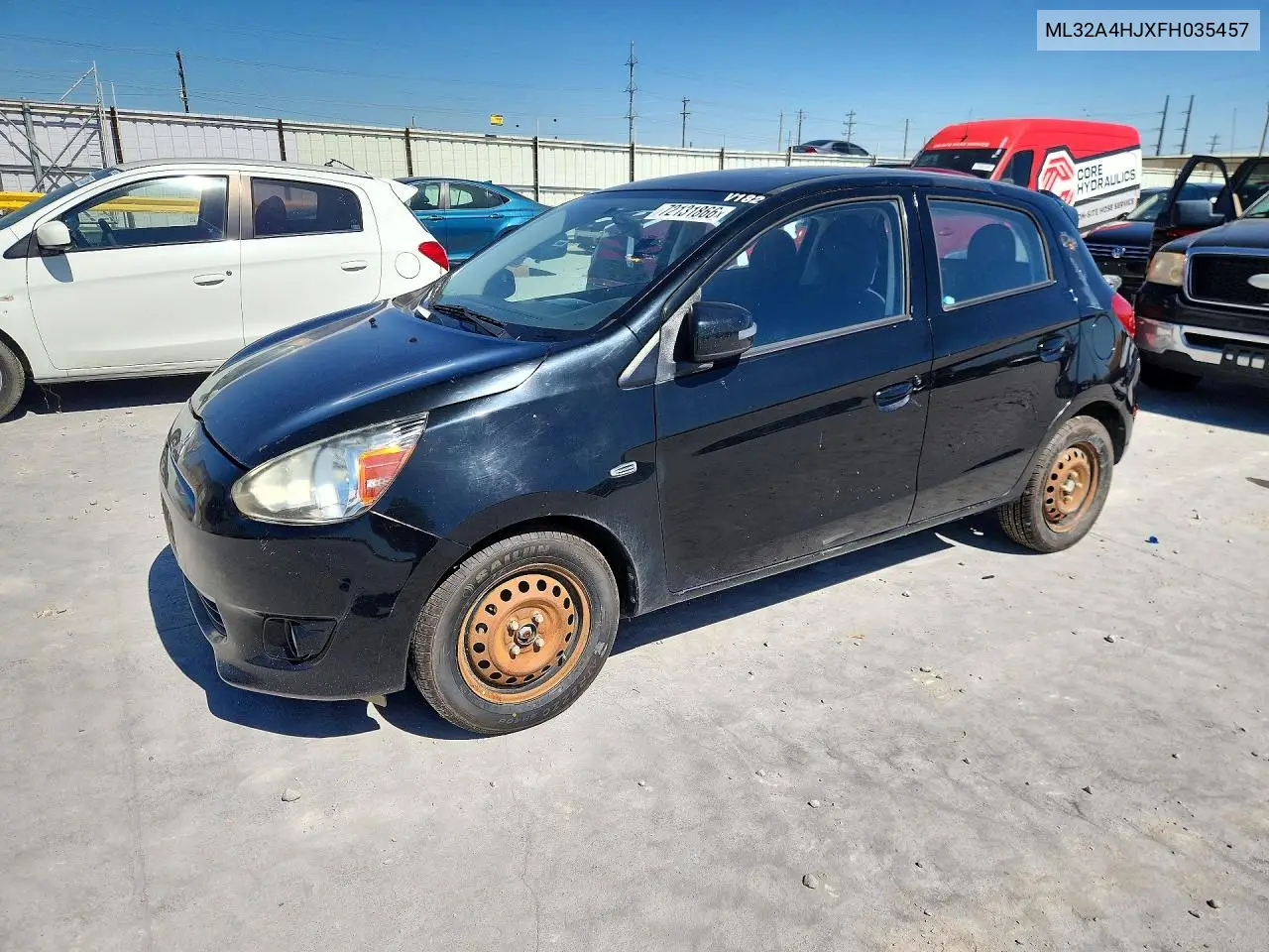 MITSUBISHI MIRAGE 2015, VIN ML32A4HJXFH035457