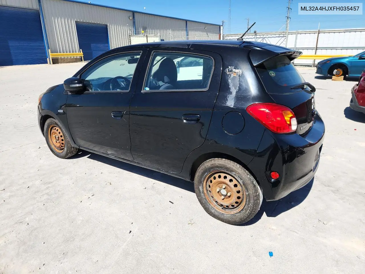 2015 MITSUBISHI MIRAGE VIN ML32A4HJXFH035457 — фото 2