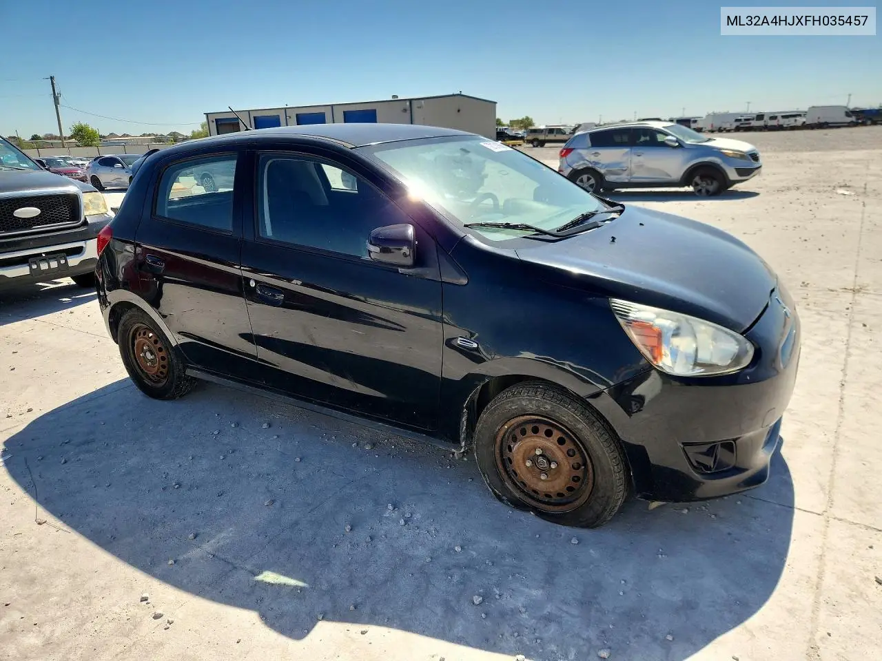 2015 MITSUBISHI MIRAGE VIN ML32A4HJXFH035457 — фото 4