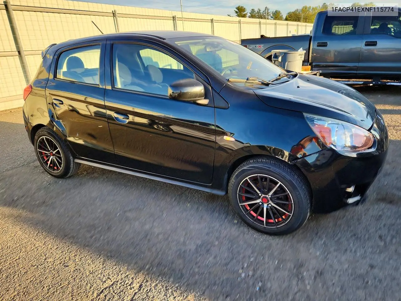 2015 MITSUBISHI MIRAGE VIN 1FACP41EXNF115774 — фото 4