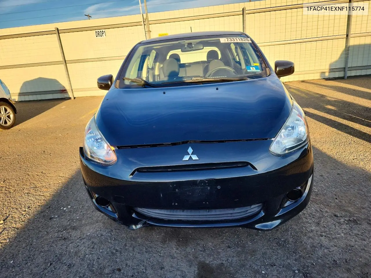 2015 MITSUBISHI MIRAGE VIN 1FACP41EXNF115774 — фото 5