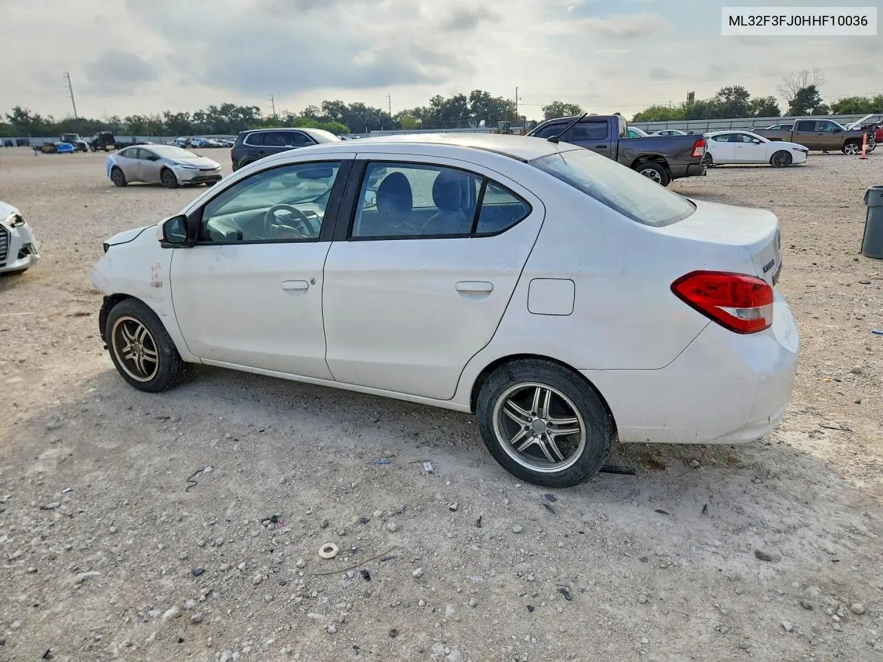 2017 MITSUBISHI MIRAGE VIN ML32F3FJ0HHF10036 — фото 2