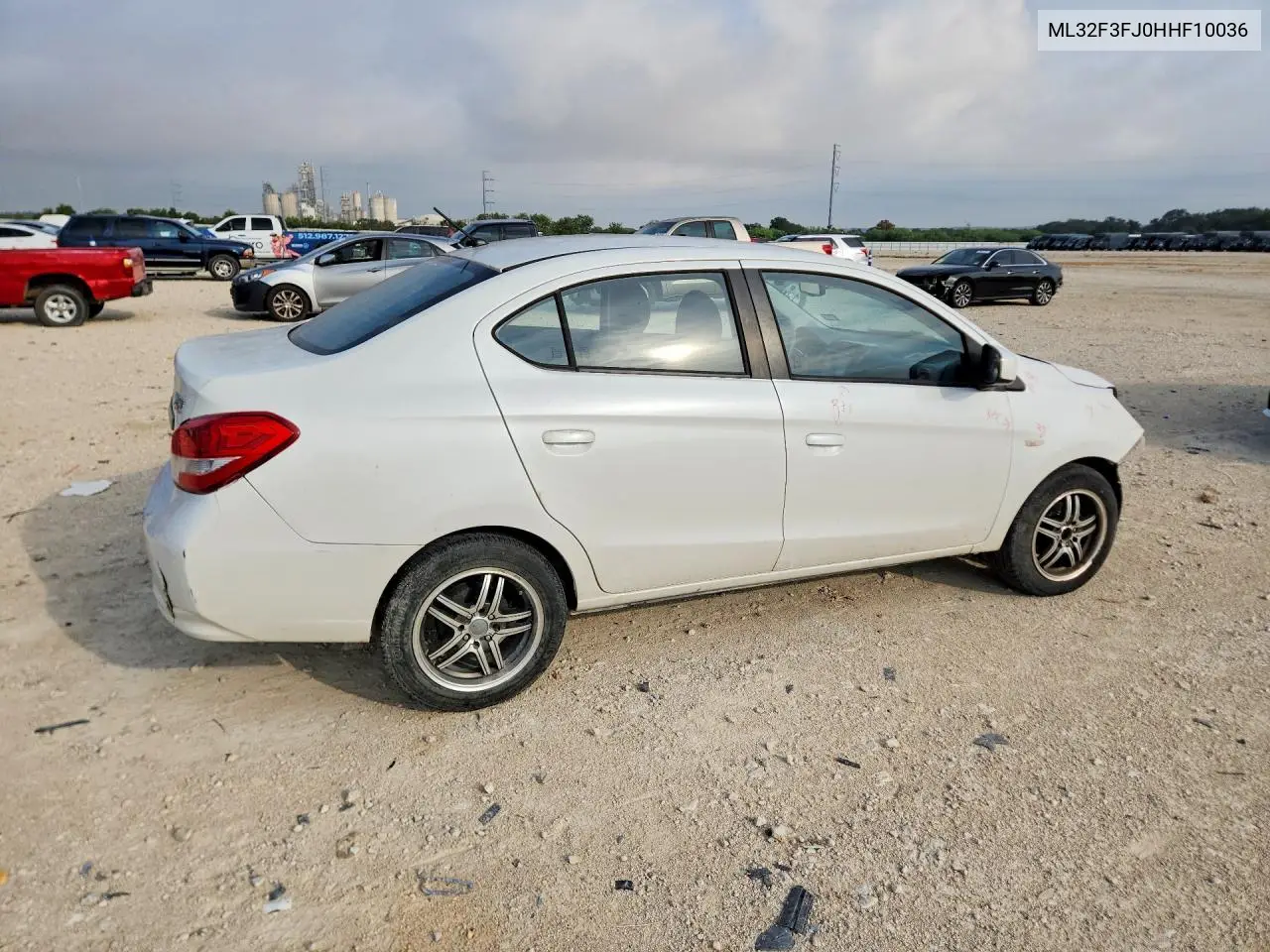 2017 MITSUBISHI MIRAGE VIN ML32F3FJ0HHF10036 — фото 3