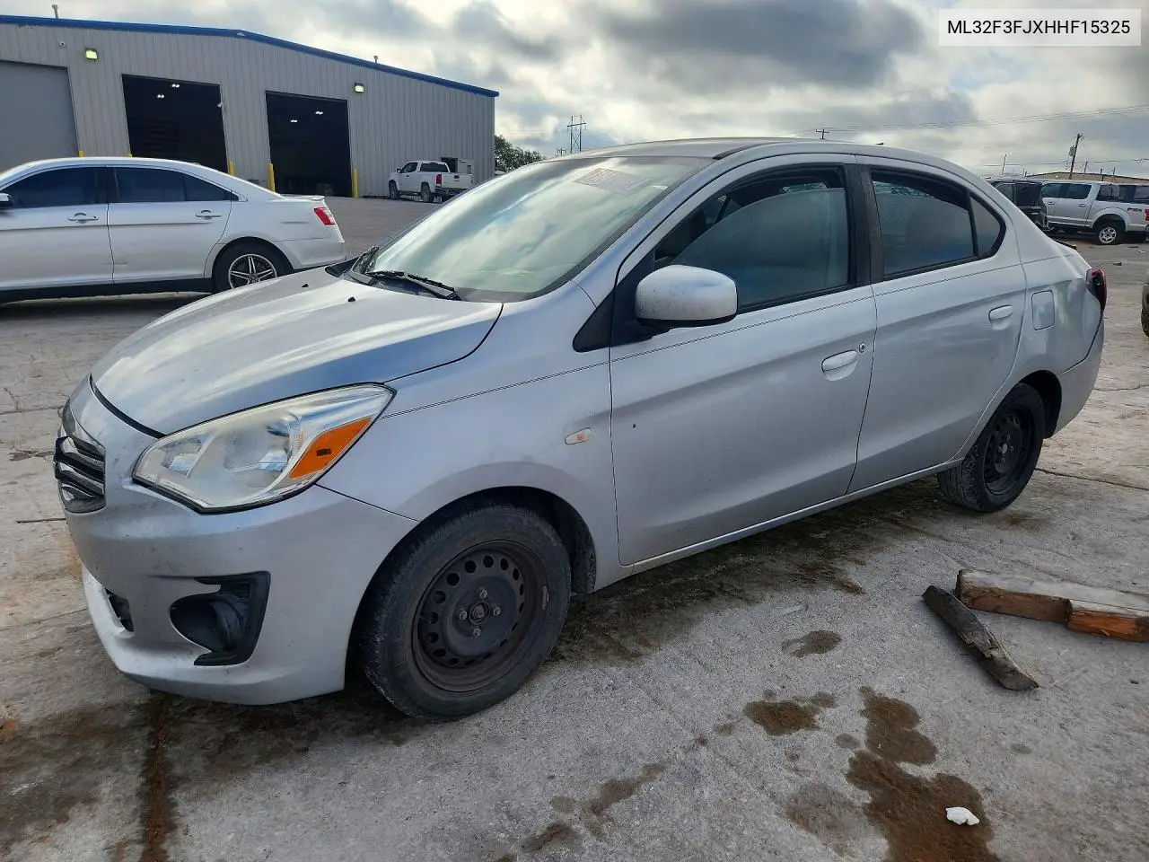MITSUBISHI MIRAGE 2017, VIN ML32F3FJXHHF15325