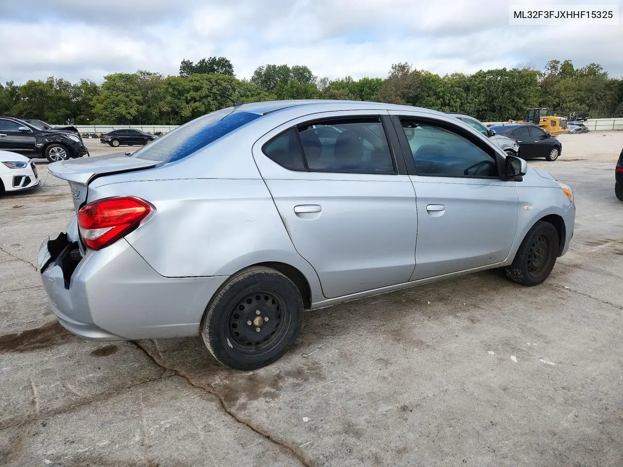2017 MITSUBISHI MIRAGE VIN ML32F3FJXHHF15325 — фото 3