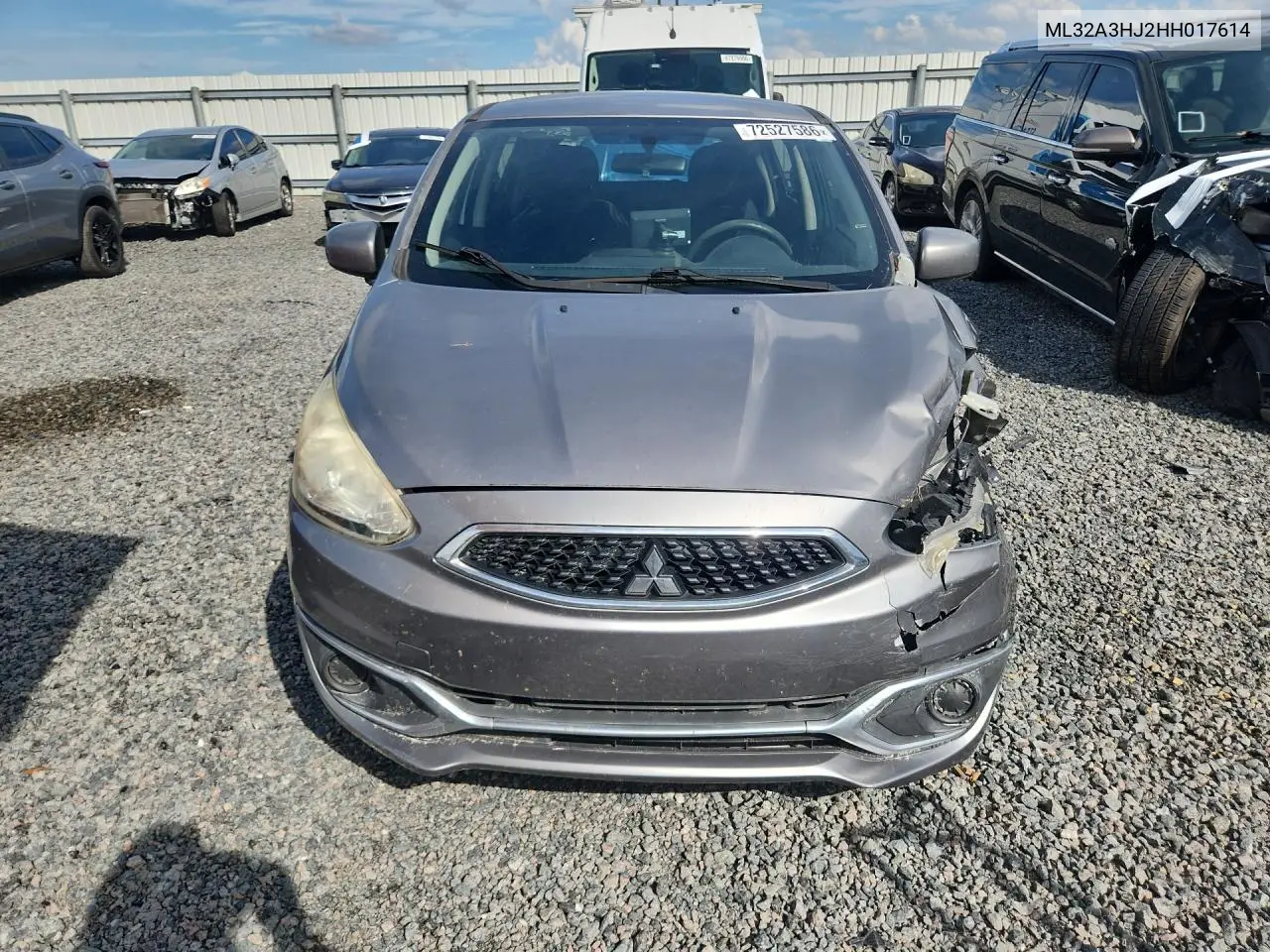 2017 MITSUBISHI MIRAGE VIN ML32A3HJ2HH017614 — фото 5