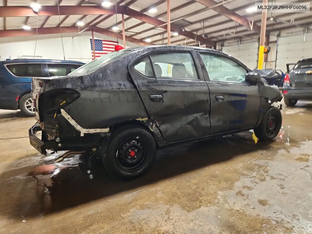 2017 MITSUBISHI MIRAGE VIN ML32F3FJ9HHF06096 — фото 3