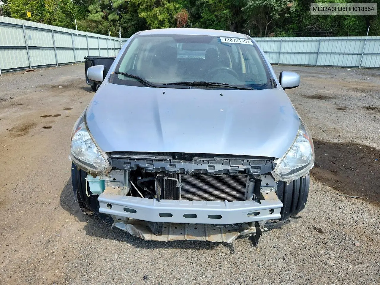 2017 MITSUBISHI MIRAGE VIN ML32A3HJ8HH018864 — фото 5