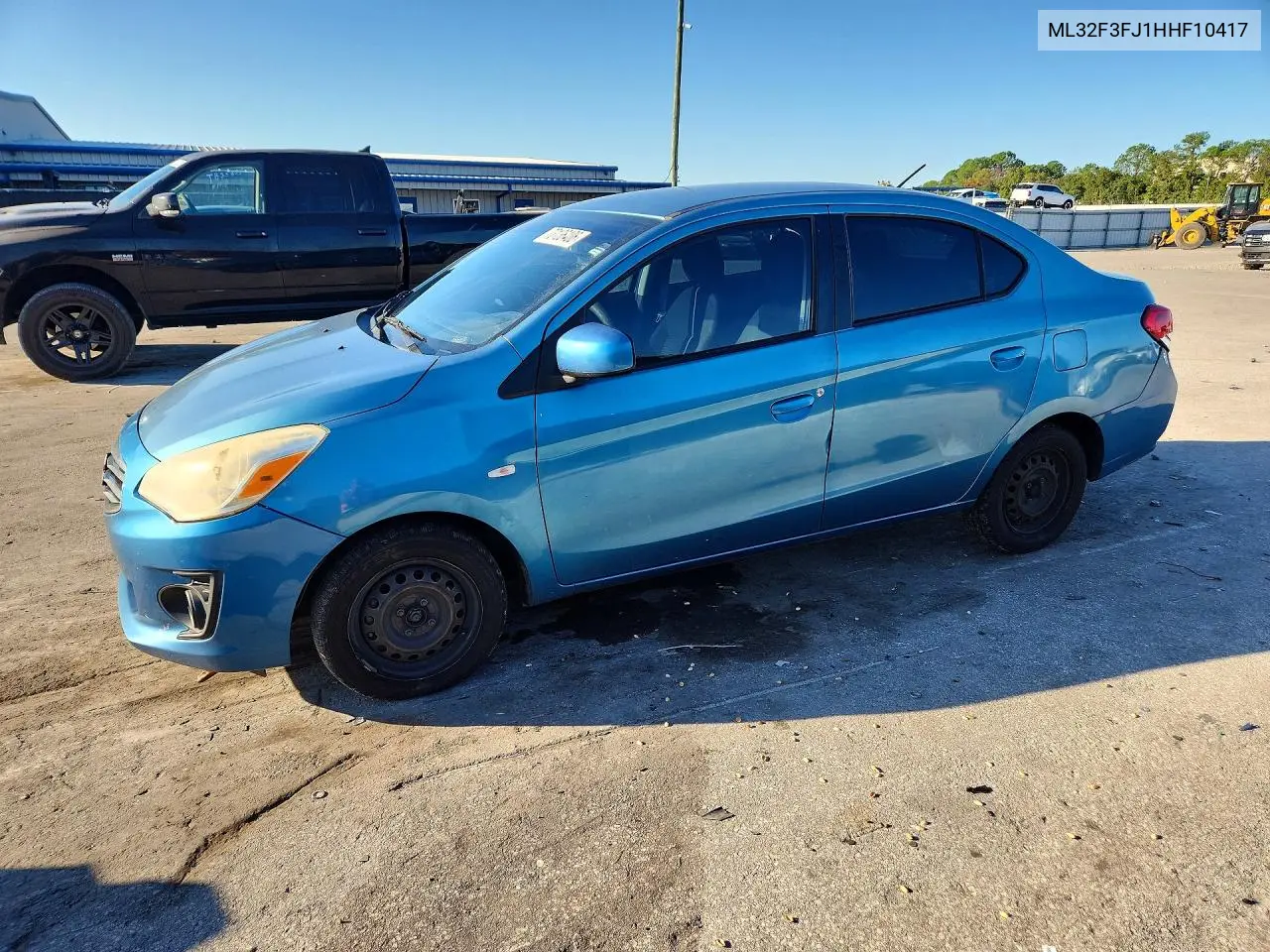 MITSUBISHI MIRAGE 2017, VIN ML32F3FJ1HHF10417