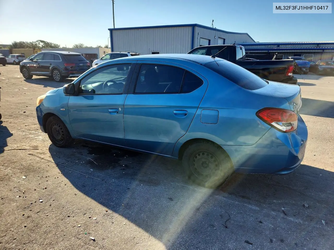 2017 MITSUBISHI MIRAGE VIN ML32F3FJ1HHF10417 — фото 2