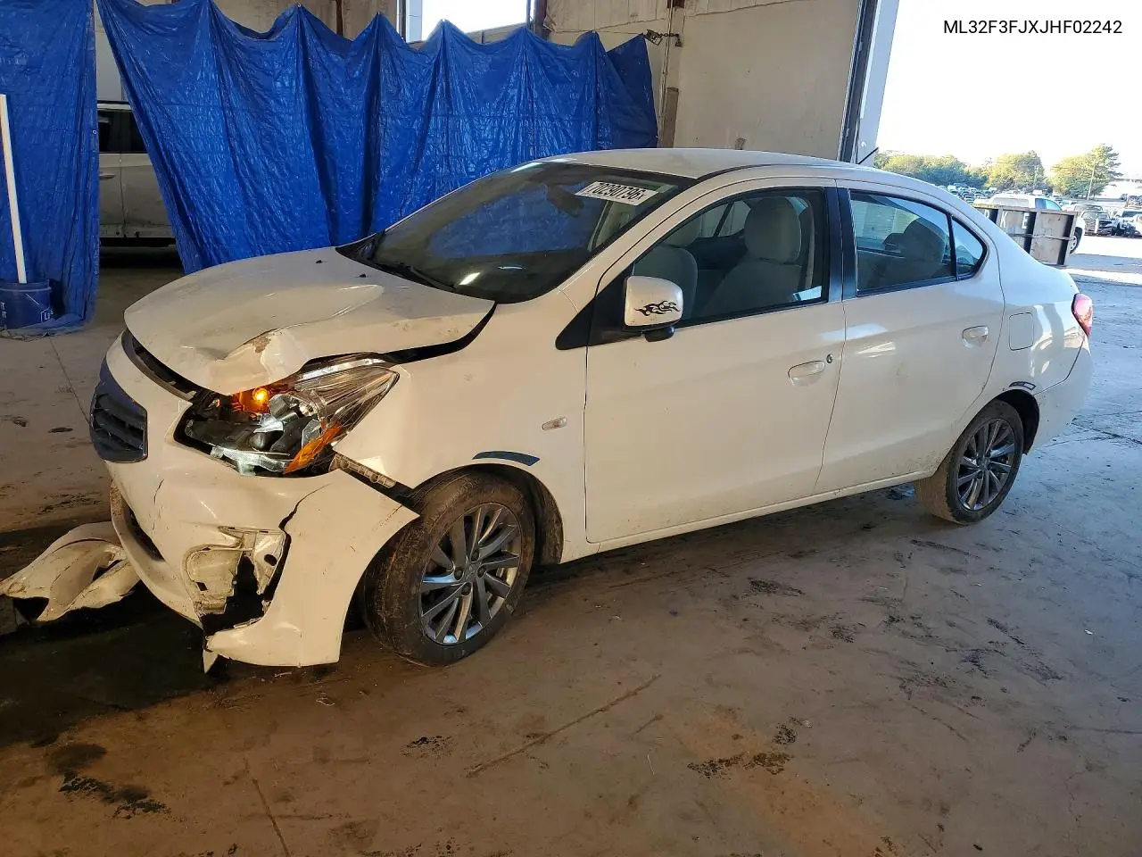 MITSUBISHI MIRAGE 2018, VIN ML32F3FJXJHF02242