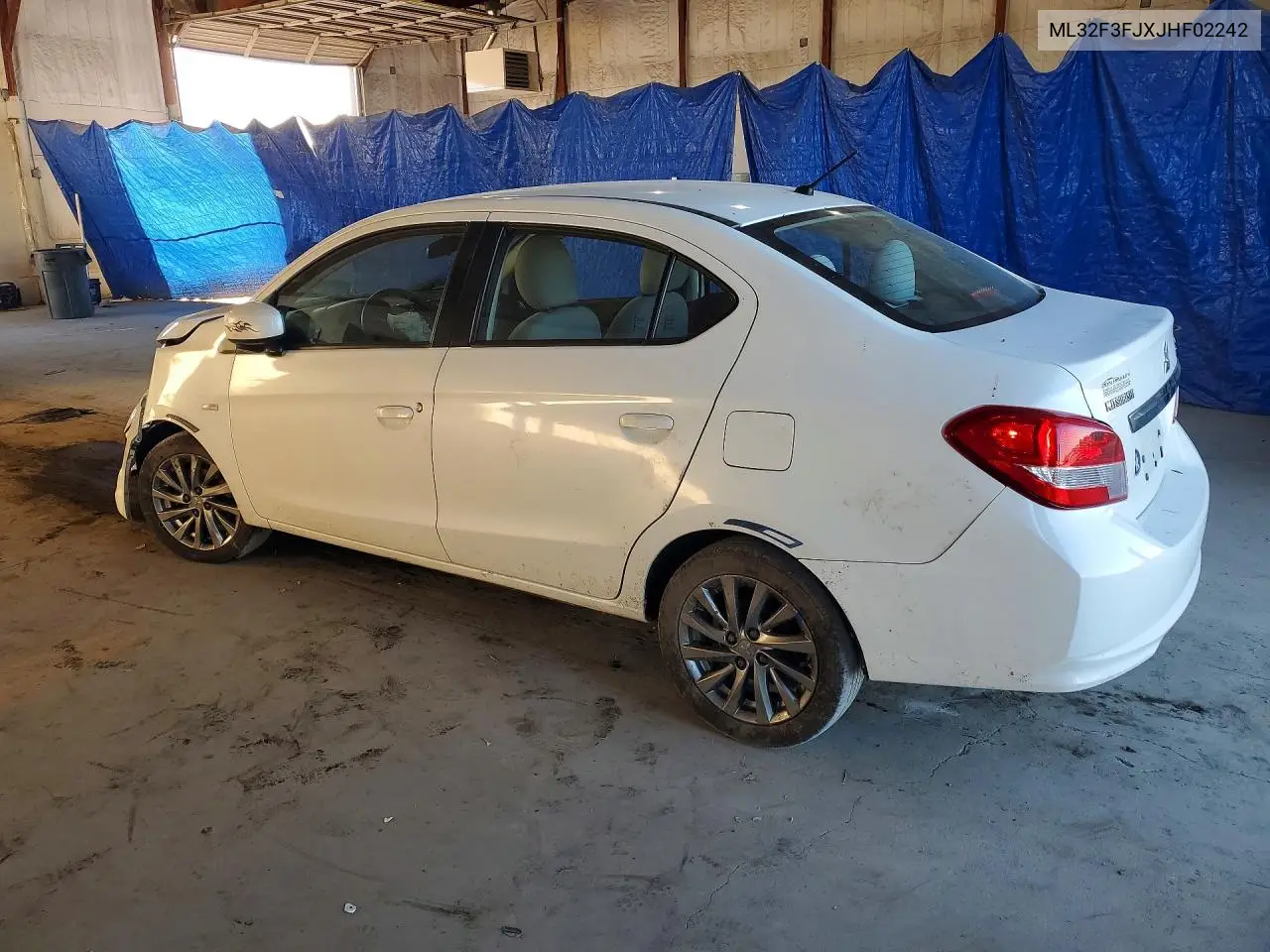 2018 MITSUBISHI MIRAGE VIN ML32F3FJXJHF02242 — фото 2
