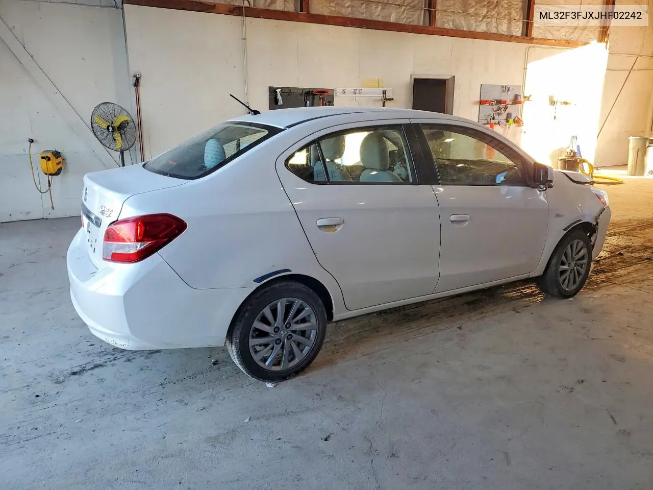 2018 MITSUBISHI MIRAGE VIN ML32F3FJXJHF02242 — фото 3
