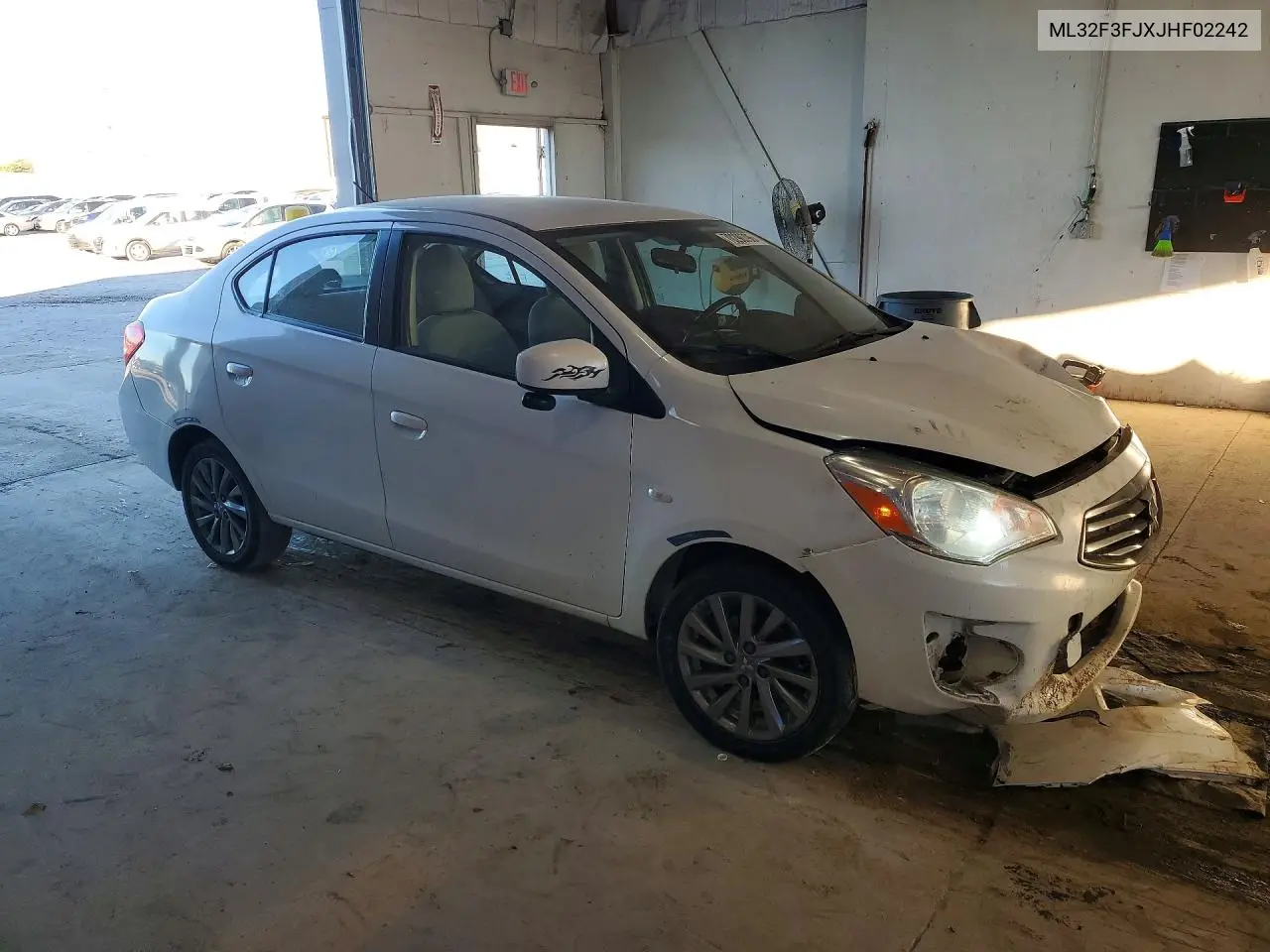 2018 MITSUBISHI MIRAGE VIN ML32F3FJXJHF02242 — фото 4