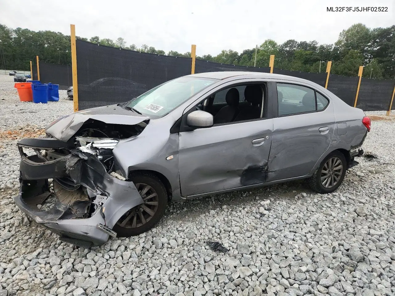 MITSUBISHI MIRAGE 2018, VIN ML32F3FJ5JHF02522