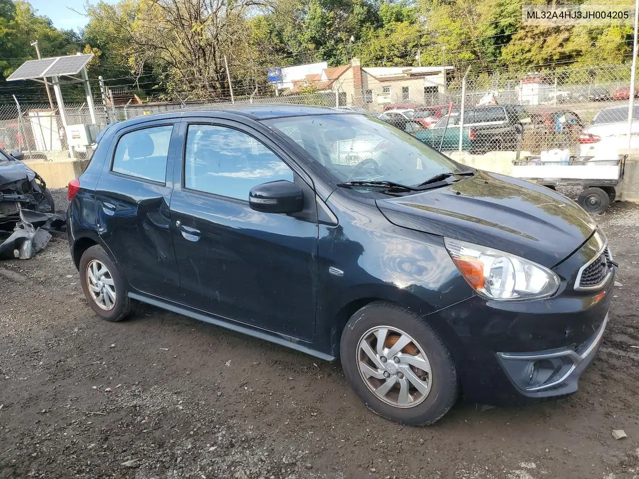 2018 MITSUBISHI MIRAGE VIN ML32A4HJ3JH004205 — фото 4