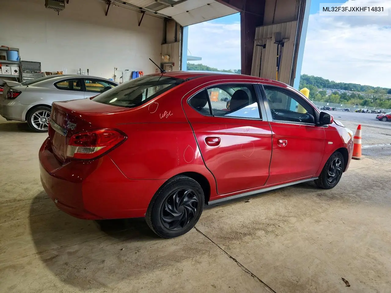 2019 MITSUBISHI MIRAGE VIN ML32F3FJXKHF14831 — фото 3