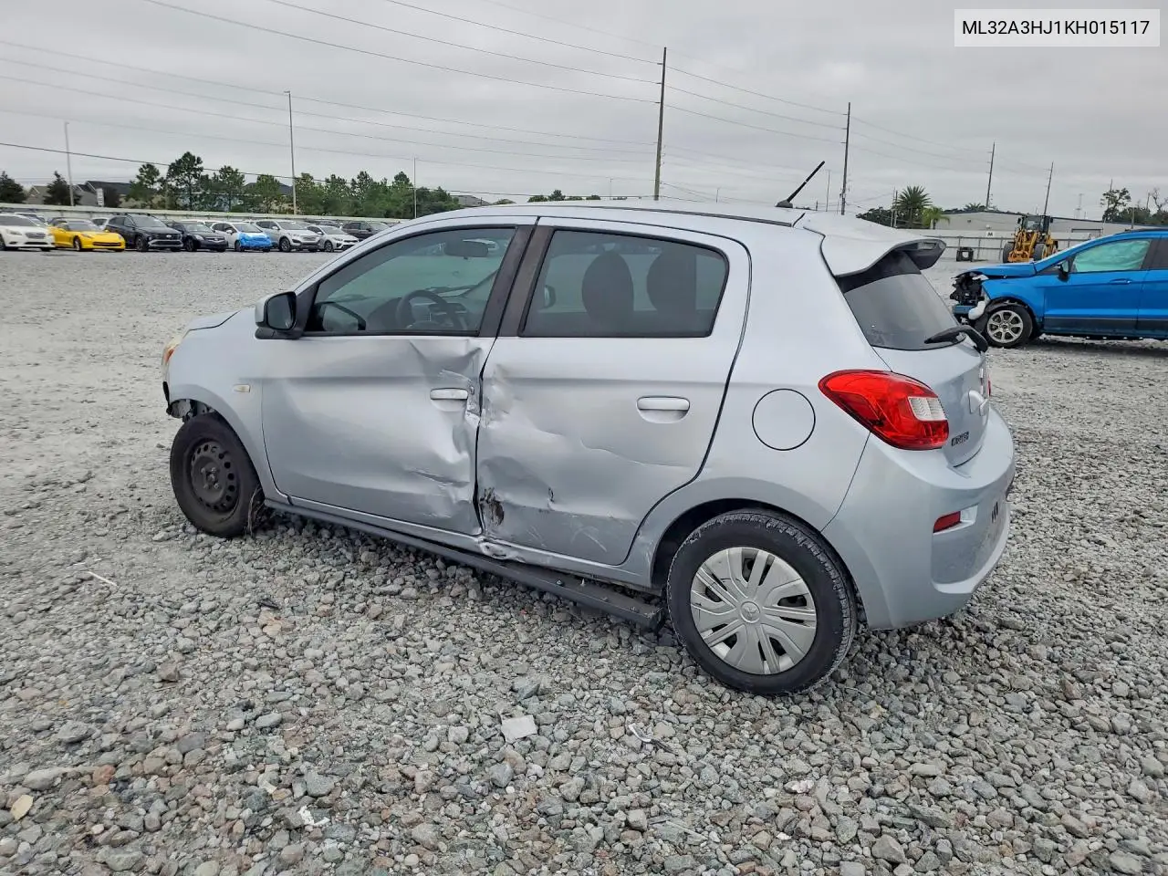 2019 MITSUBISHI MIRAGE VIN ML32A3HJ1KH015117 — фото 2