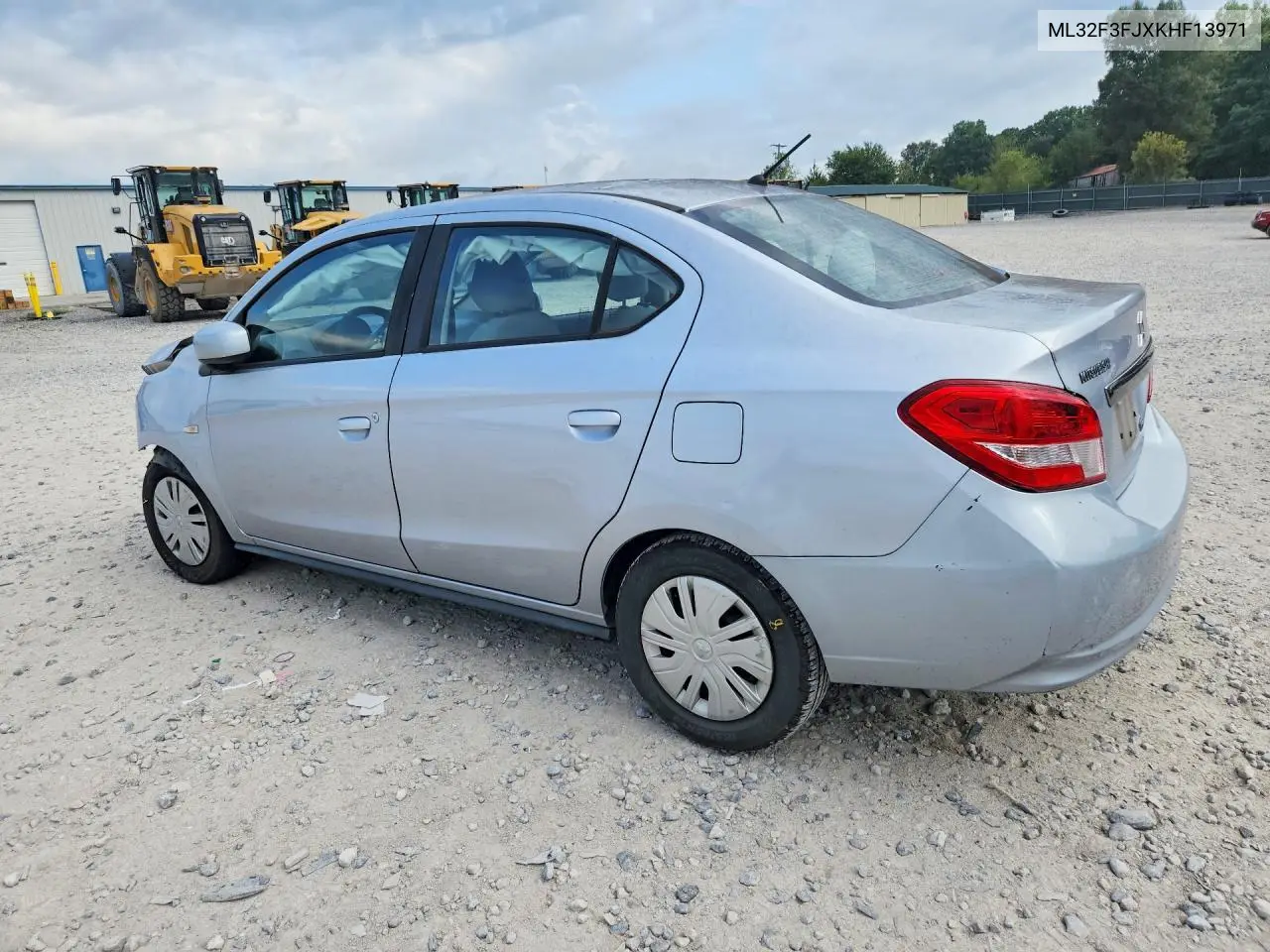 2019 MITSUBISHI MIRAGE VIN ML32F3FJXKHF13971 — фото 2