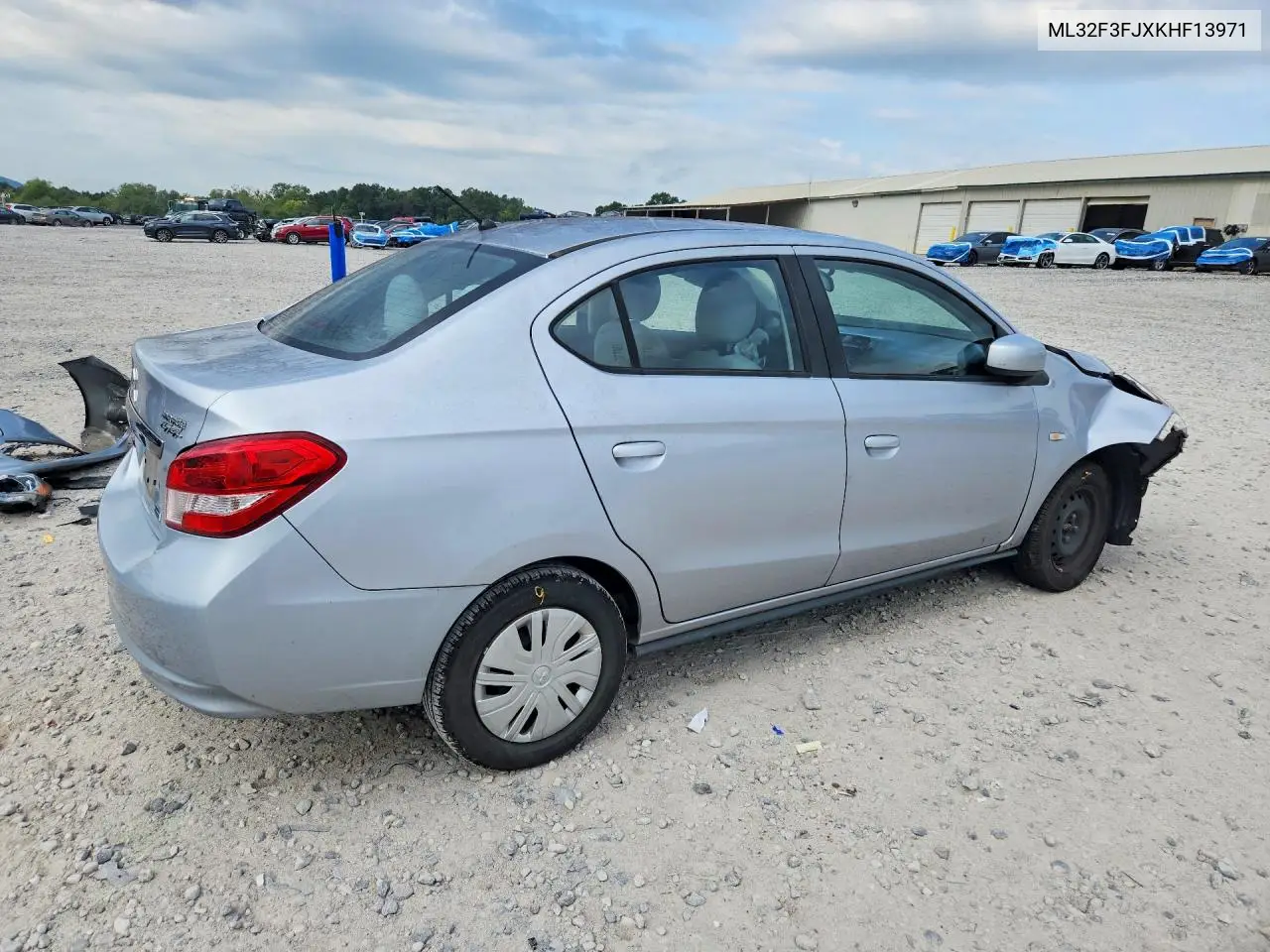 2019 MITSUBISHI MIRAGE VIN ML32F3FJXKHF13971 — фото 3