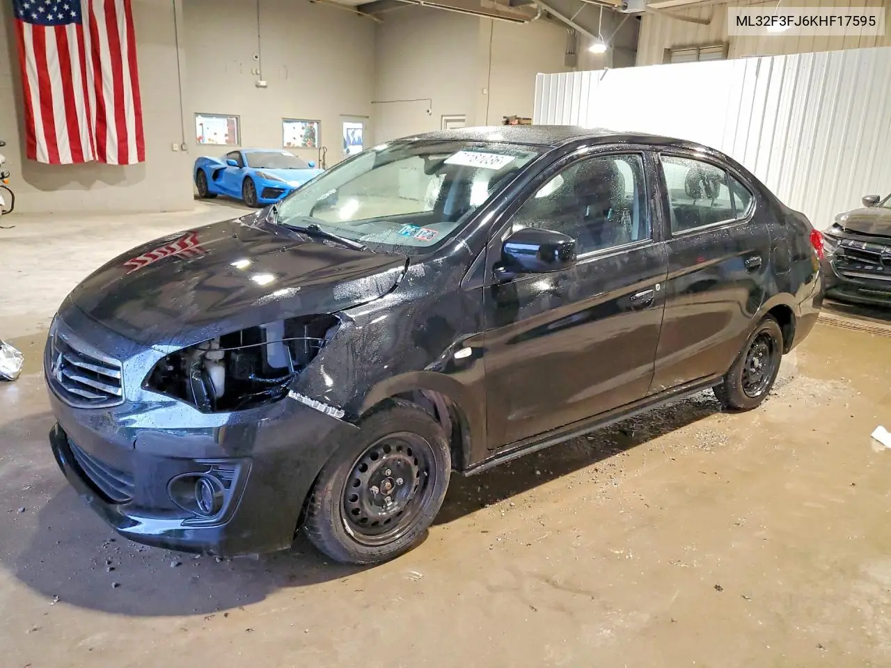 MITSUBISHI MIRAGE 2019, VIN ML32F3FJ6KHF17595