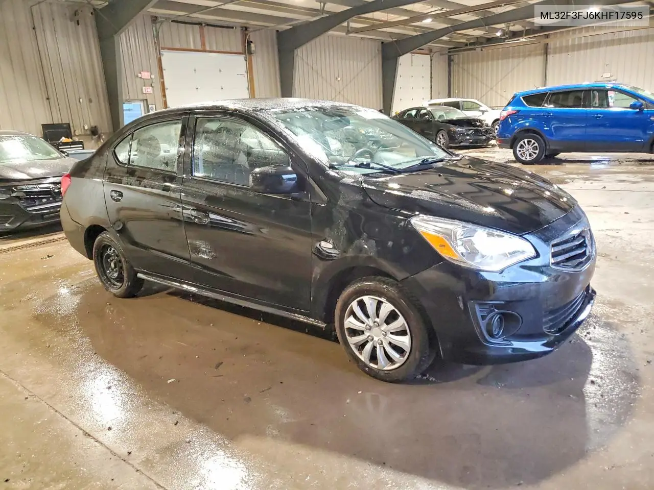 2019 MITSUBISHI MIRAGE VIN ML32F3FJ6KHF17595 — фото 4
