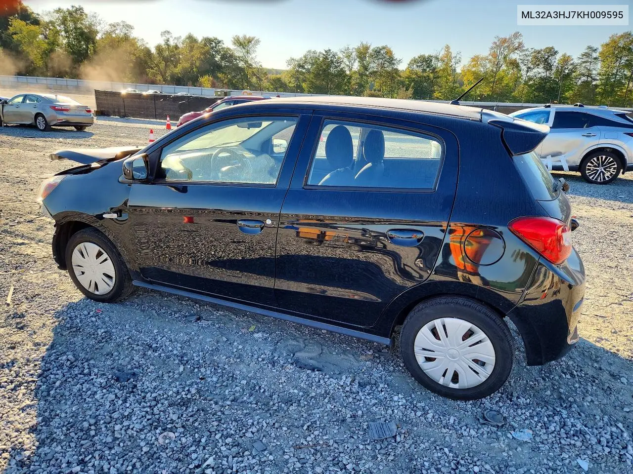 2019 MITSUBISHI MIRAGE VIN ML32A3HJ7KH009595 — фото 2