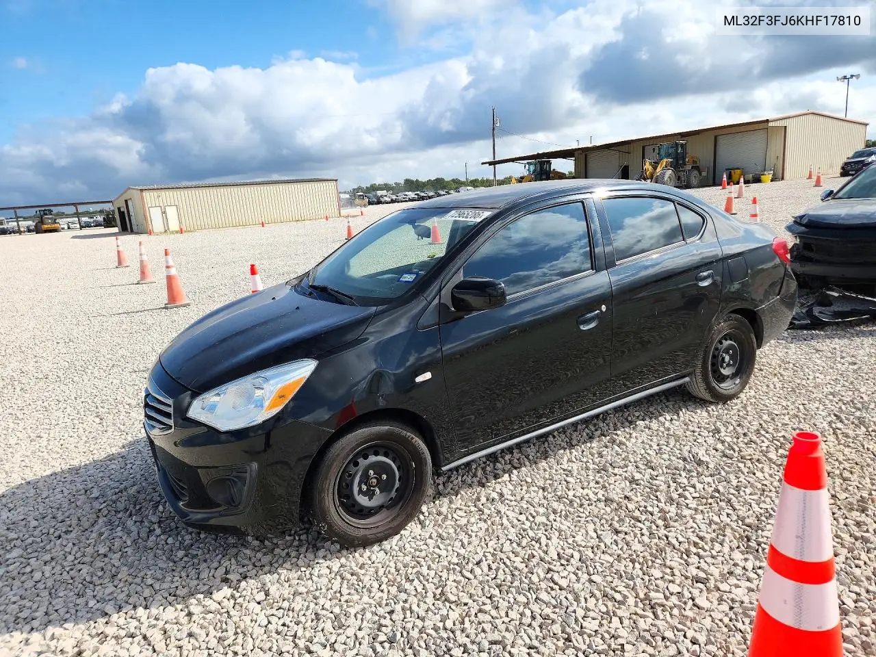 MITSUBISHI MIRAGE 2019, VIN ML32F3FJ6KHF17810