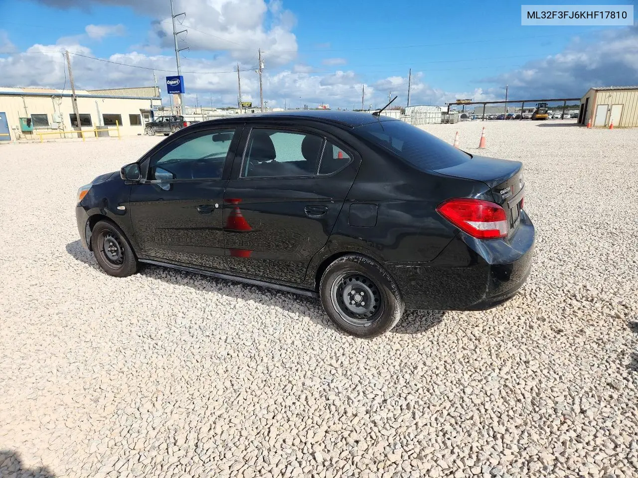 2019 MITSUBISHI MIRAGE VIN ML32F3FJ6KHF17810 — фото 2
