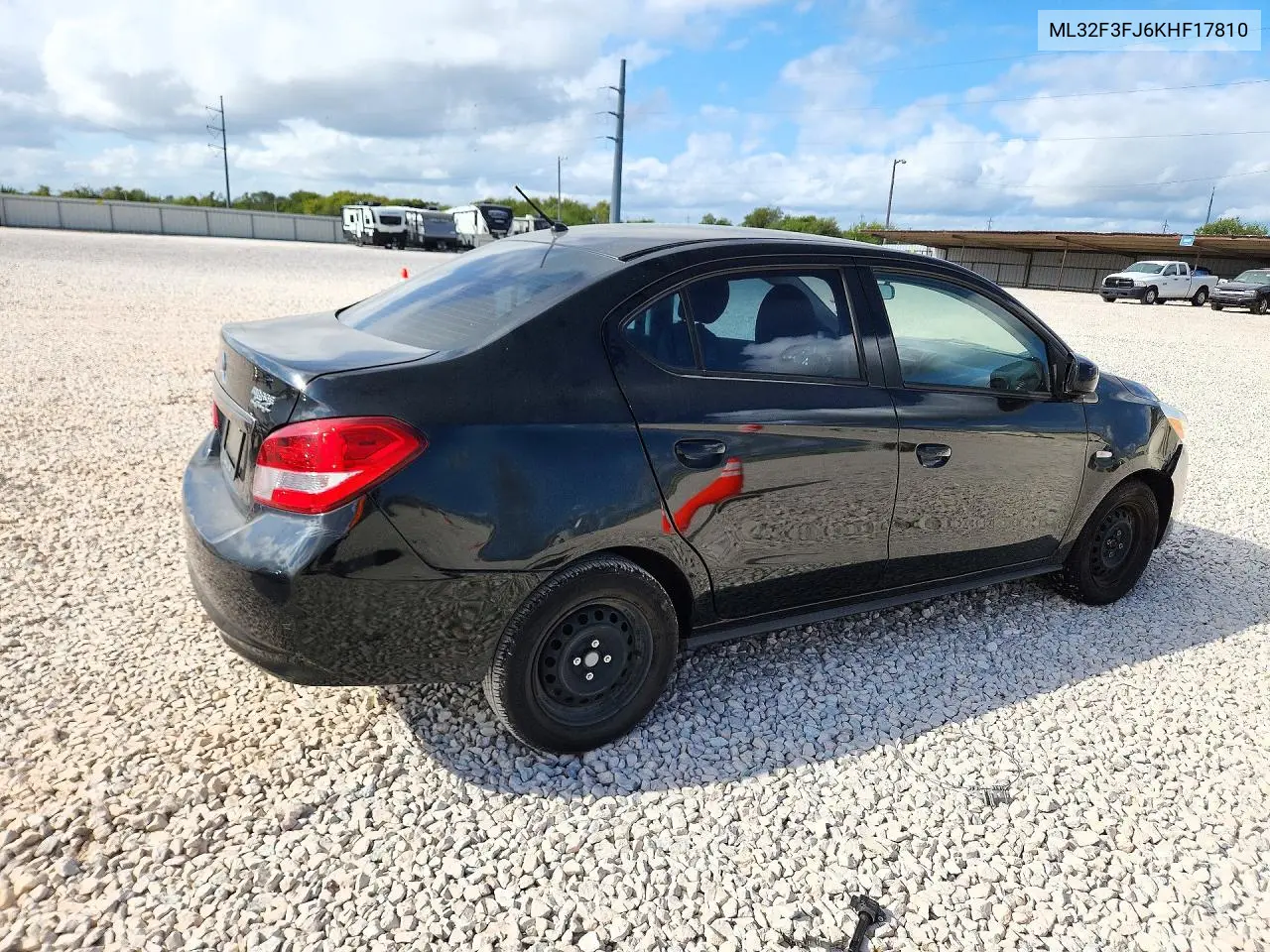 2019 MITSUBISHI MIRAGE VIN ML32F3FJ6KHF17810 — фото 3
