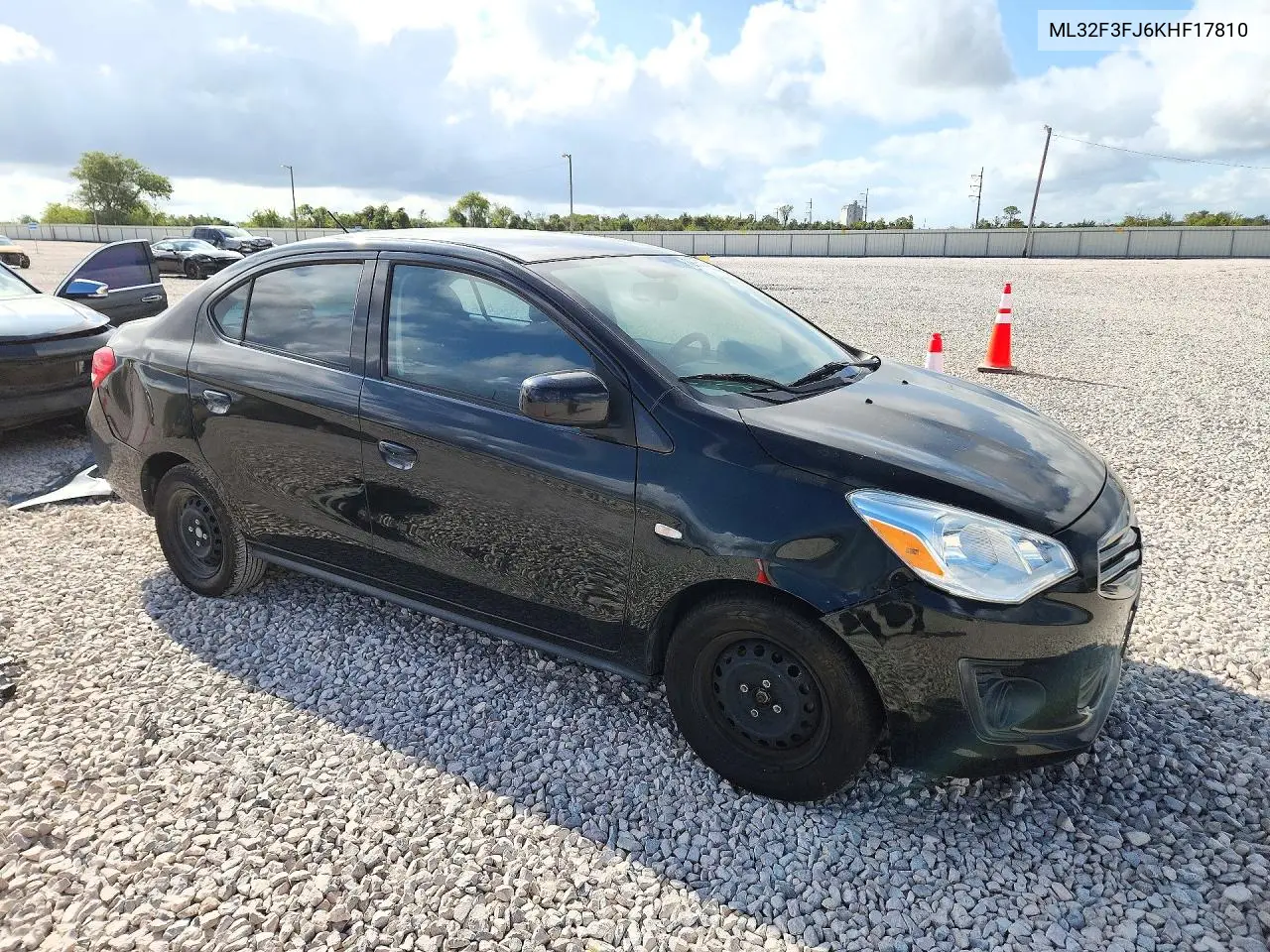 2019 MITSUBISHI MIRAGE VIN ML32F3FJ6KHF17810 — фото 4