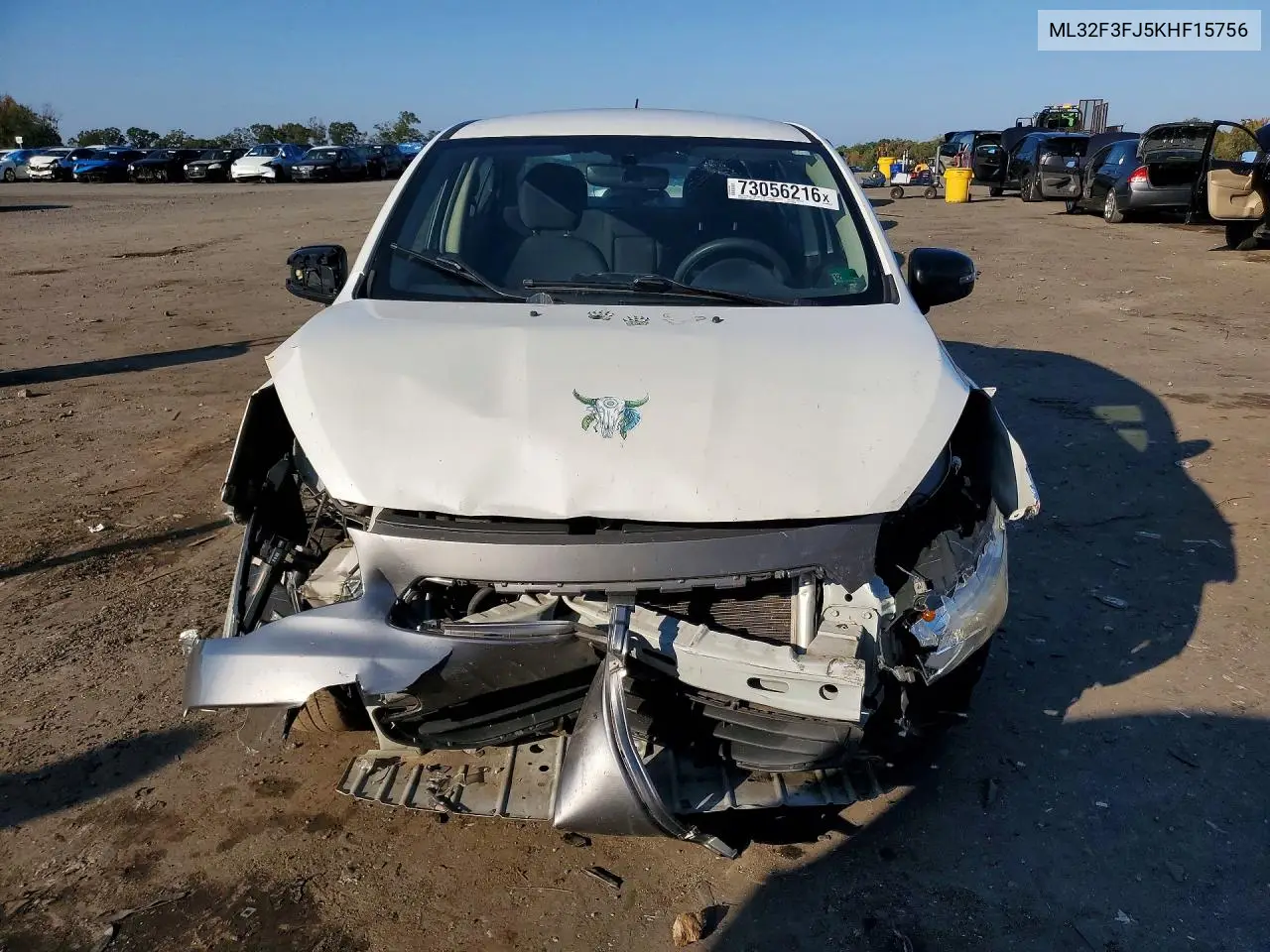 2019 MITSUBISHI MIRAGE VIN ML32F3FJ5KHF15756 — фото 5