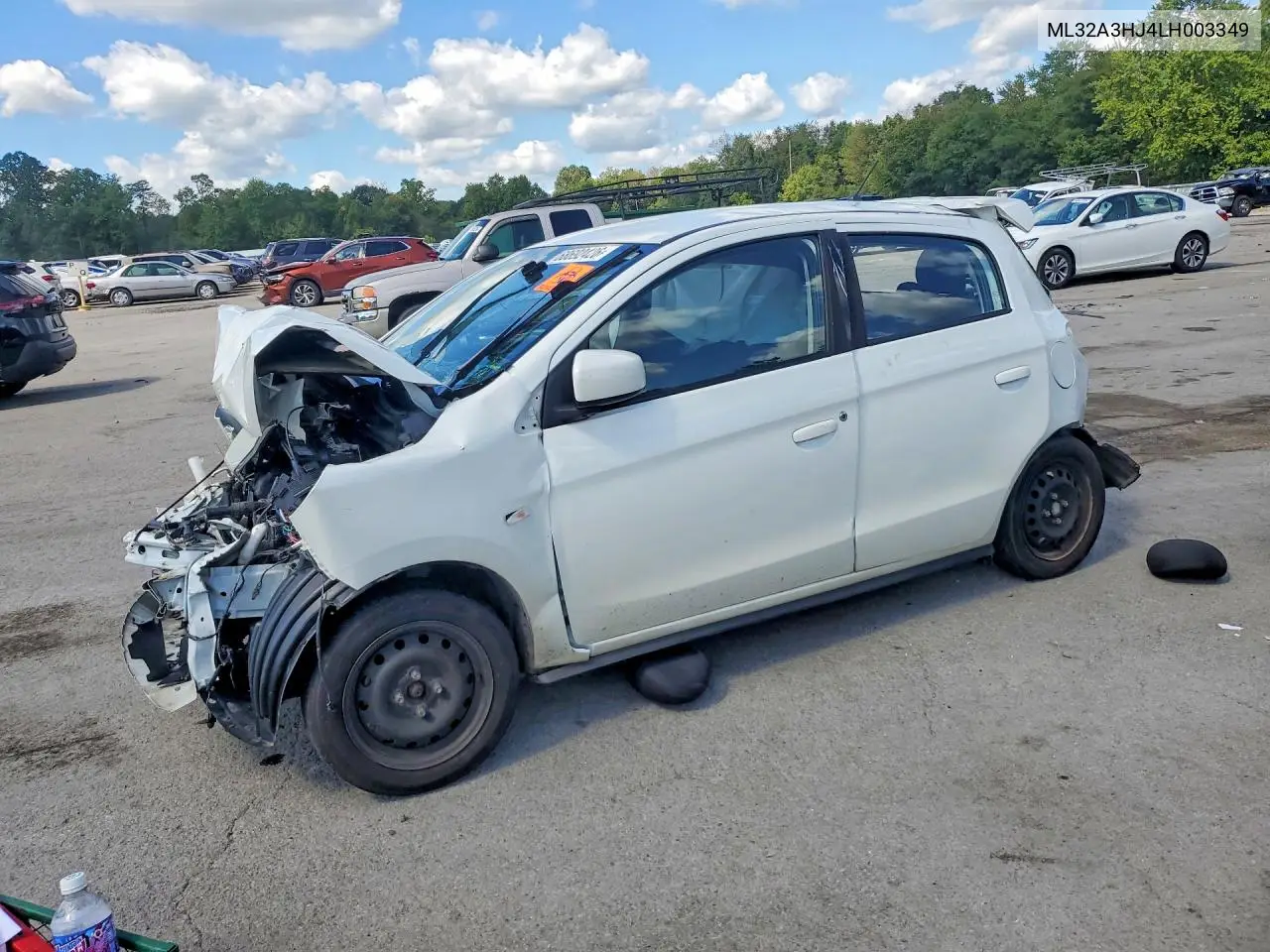MITSUBISHI MIRAGE 2020, VIN ML32A3HJ4LH003349