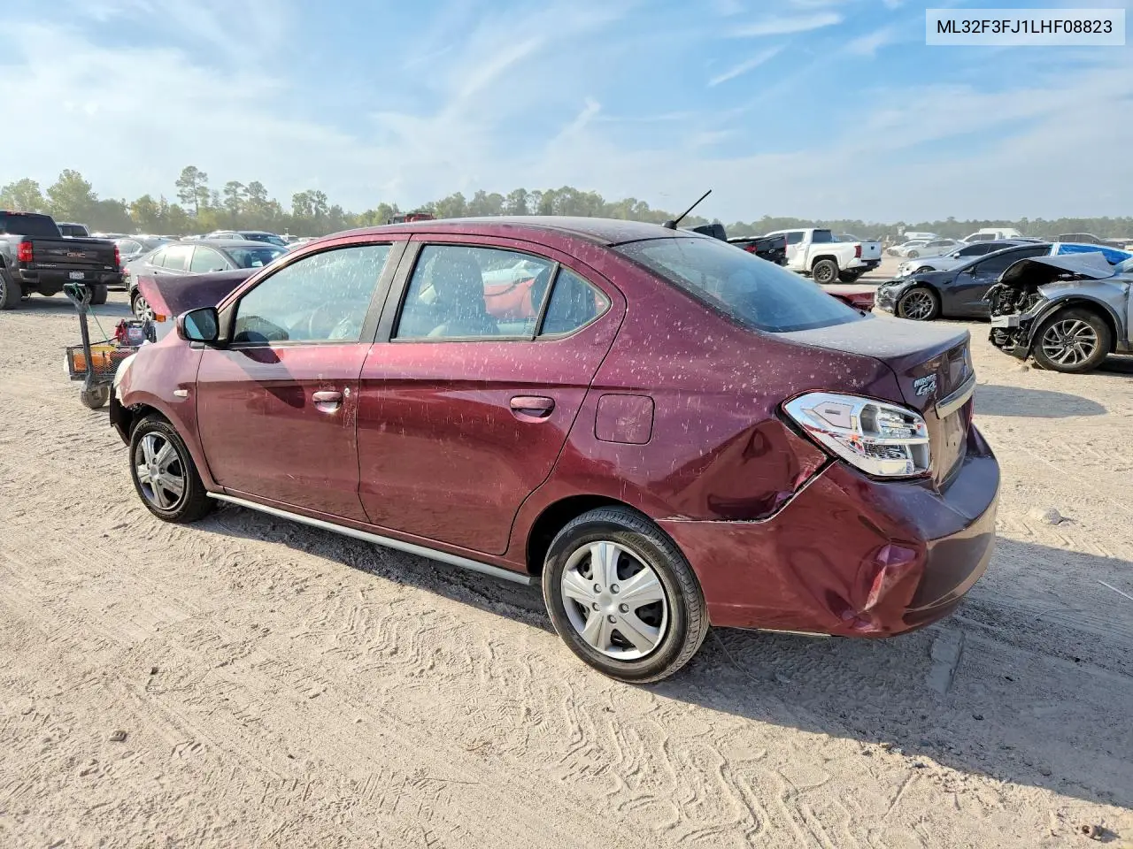 2020 MITSUBISHI MIRAGE VIN ML32F3FJ1LHF08823 — фото 2