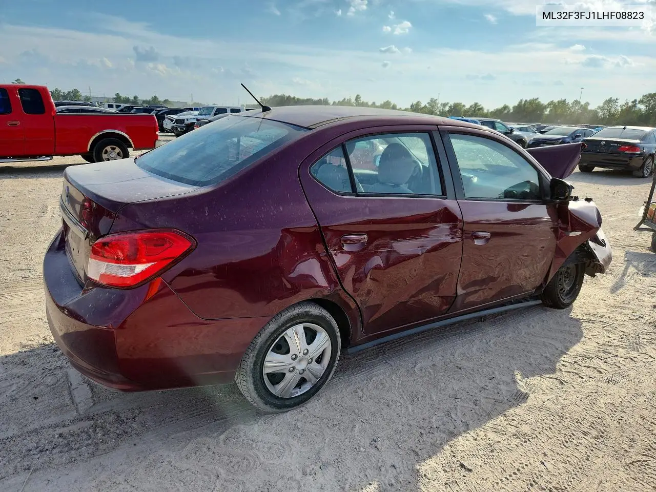 2020 MITSUBISHI MIRAGE VIN ML32F3FJ1LHF08823 — фото 3