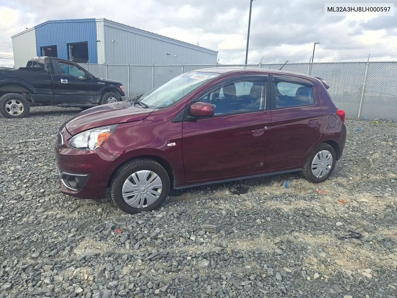MITSUBISHI MIRAGE 2020, VIN ML32A3HJ8LH000597