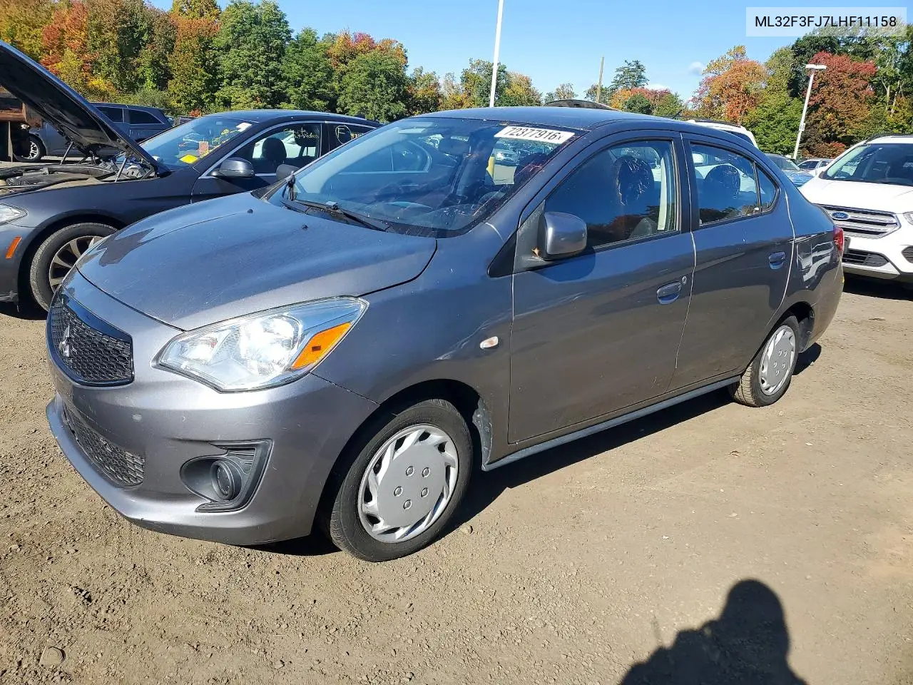 MITSUBISHI MIRAGE 2020, VIN ML32F3FJ7LHF11158