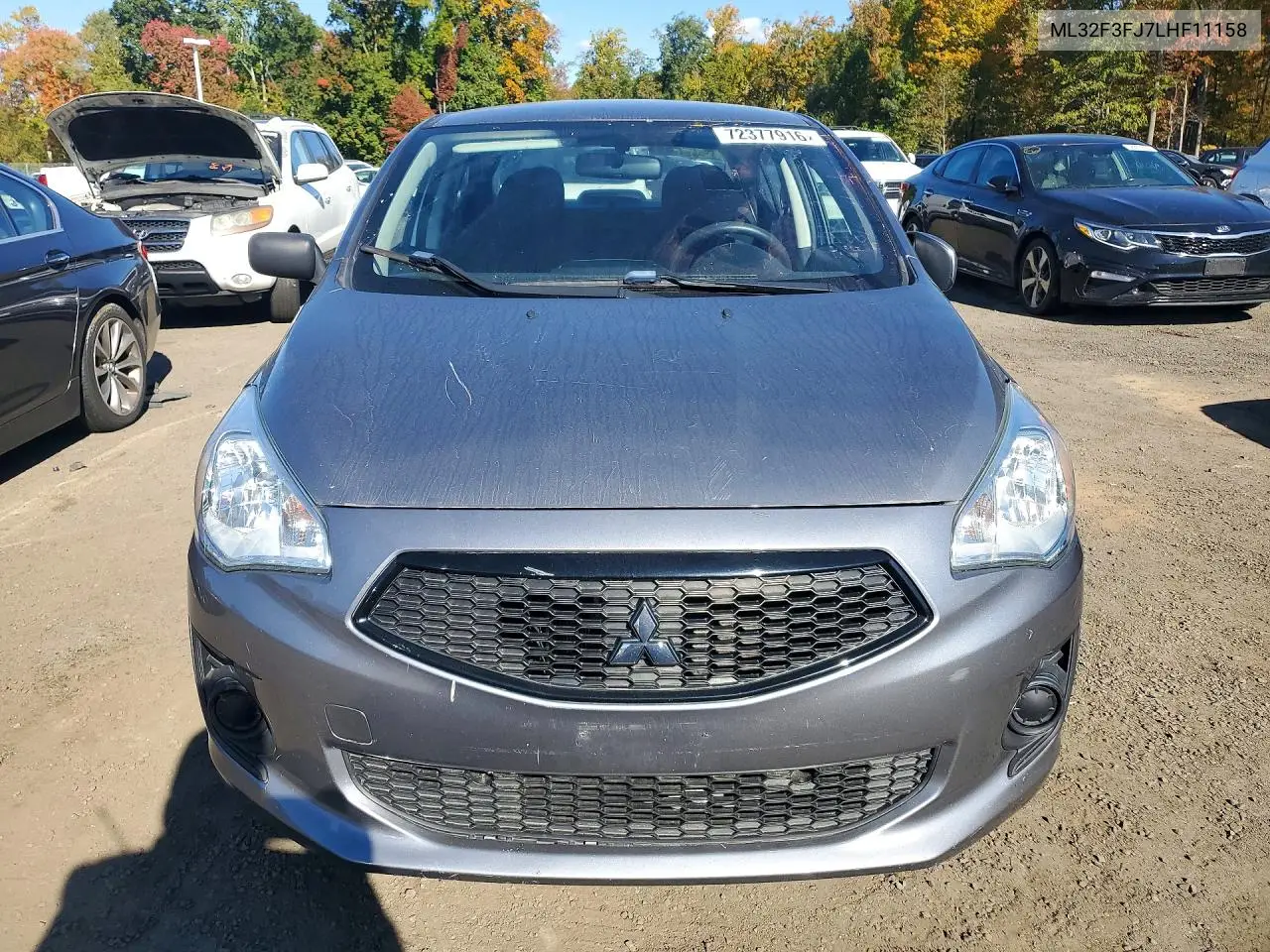 2020 MITSUBISHI MIRAGE VIN ML32F3FJ7LHF11158 — фото 5
