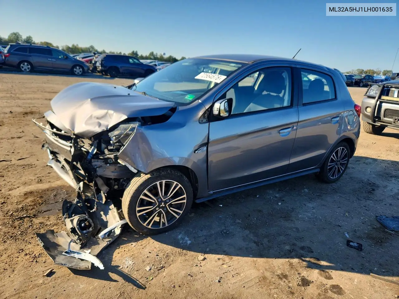 MITSUBISHI MIRAGE 2020, VIN ML32A5HJ1LH001635