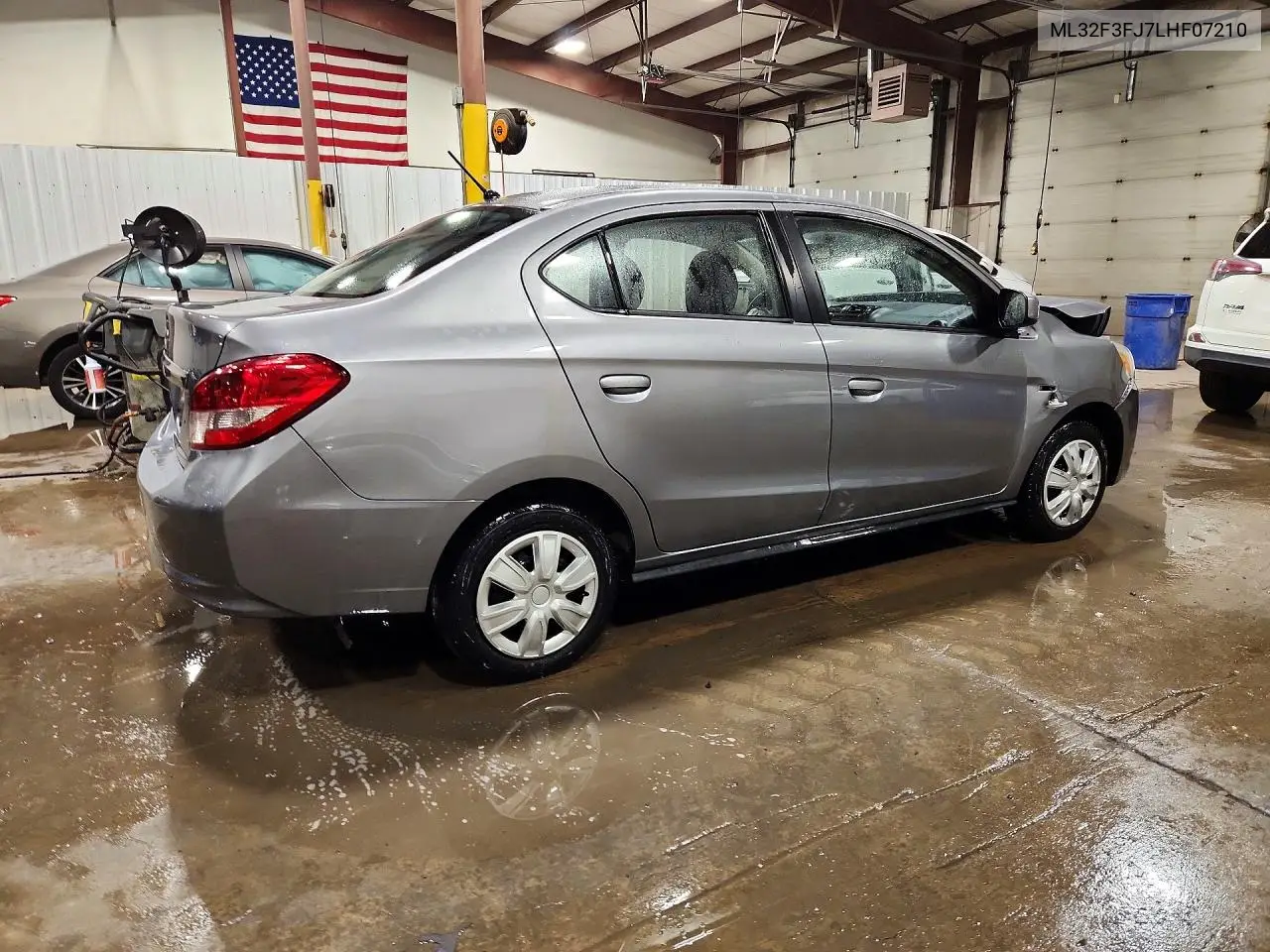 2020 MITSUBISHI MIRAGE VIN ML32F3FJ7LHF07210 — фото 3