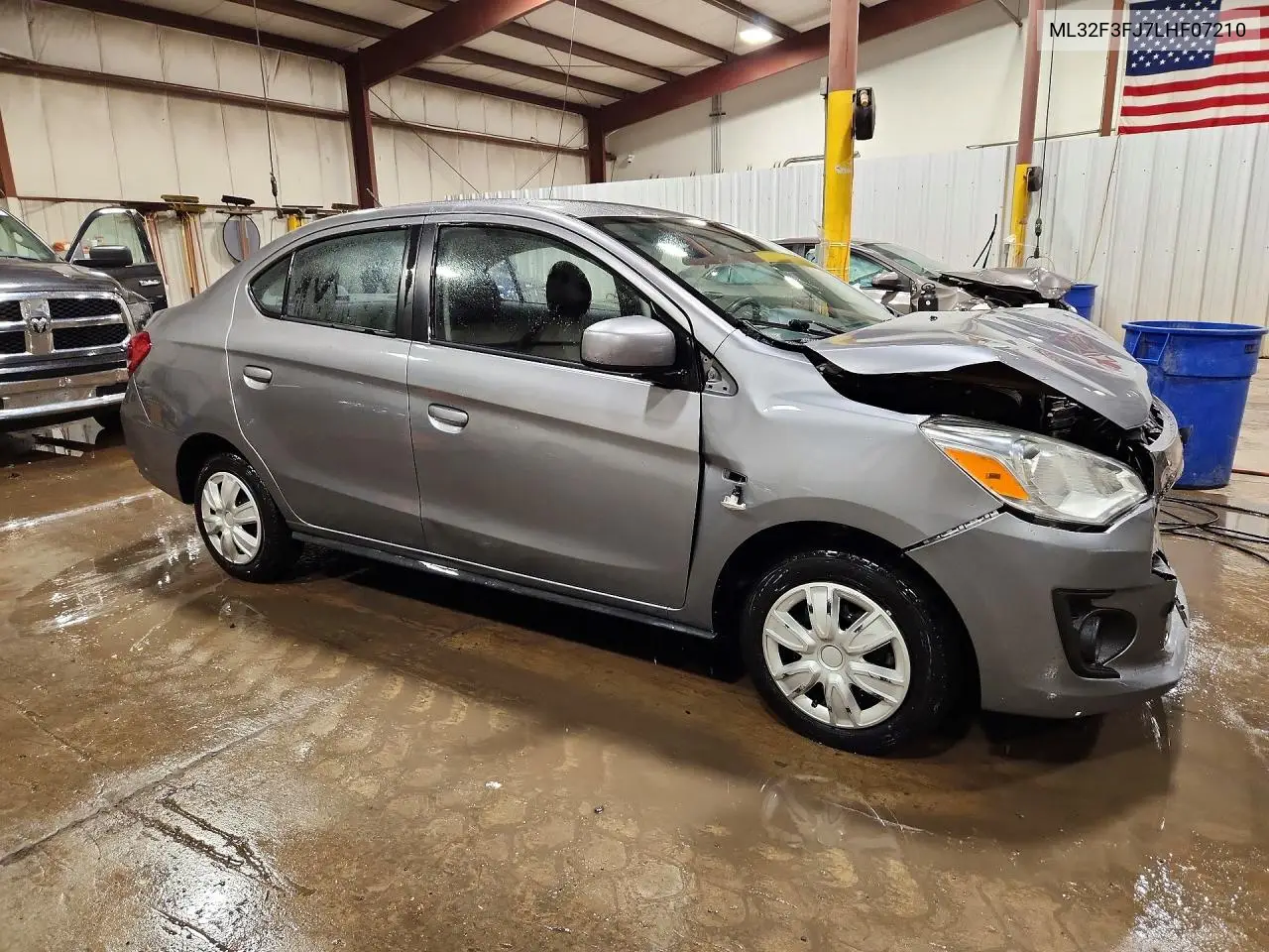 2020 MITSUBISHI MIRAGE VIN ML32F3FJ7LHF07210 — фото 4